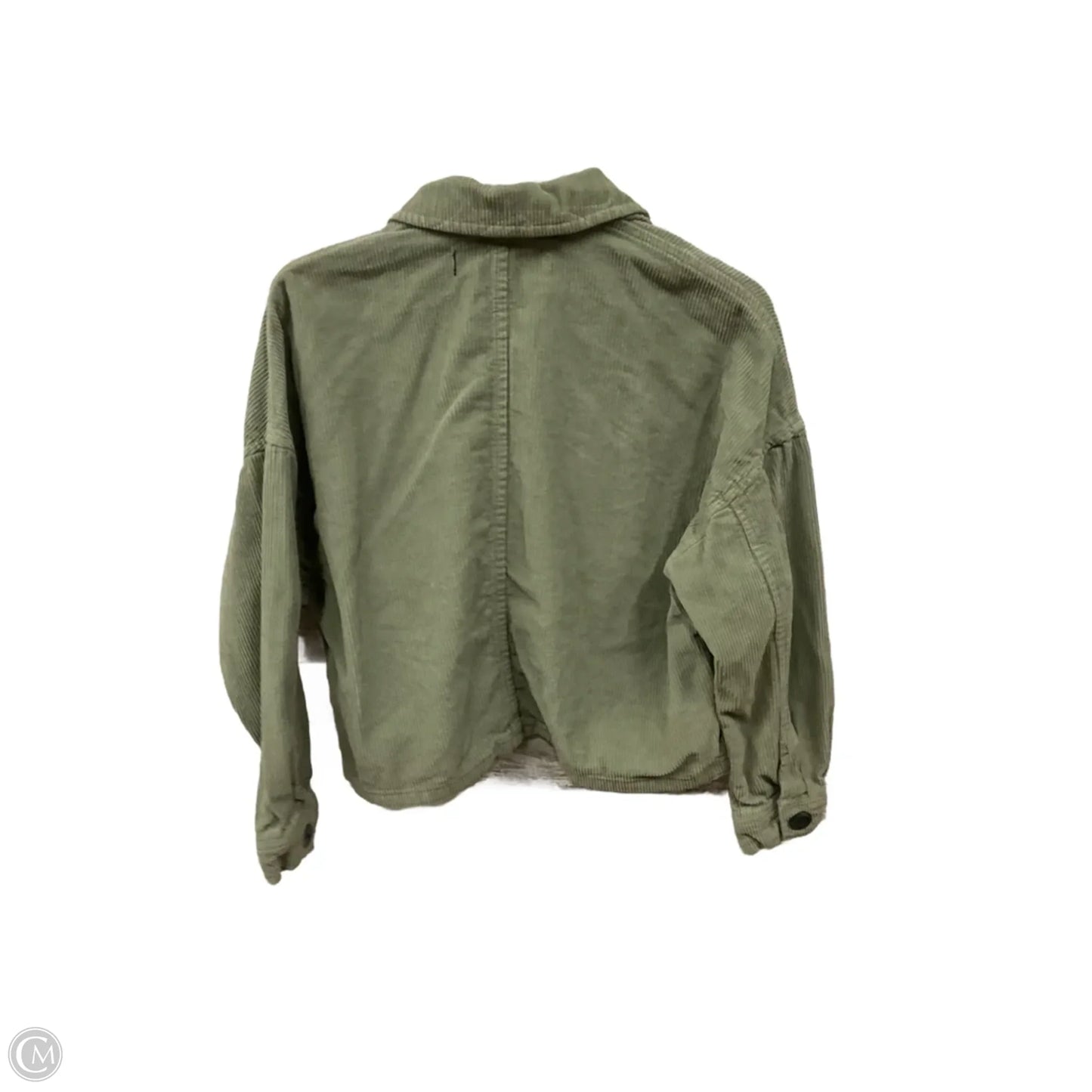 Jacket Denim By Zara In Green, Size: S