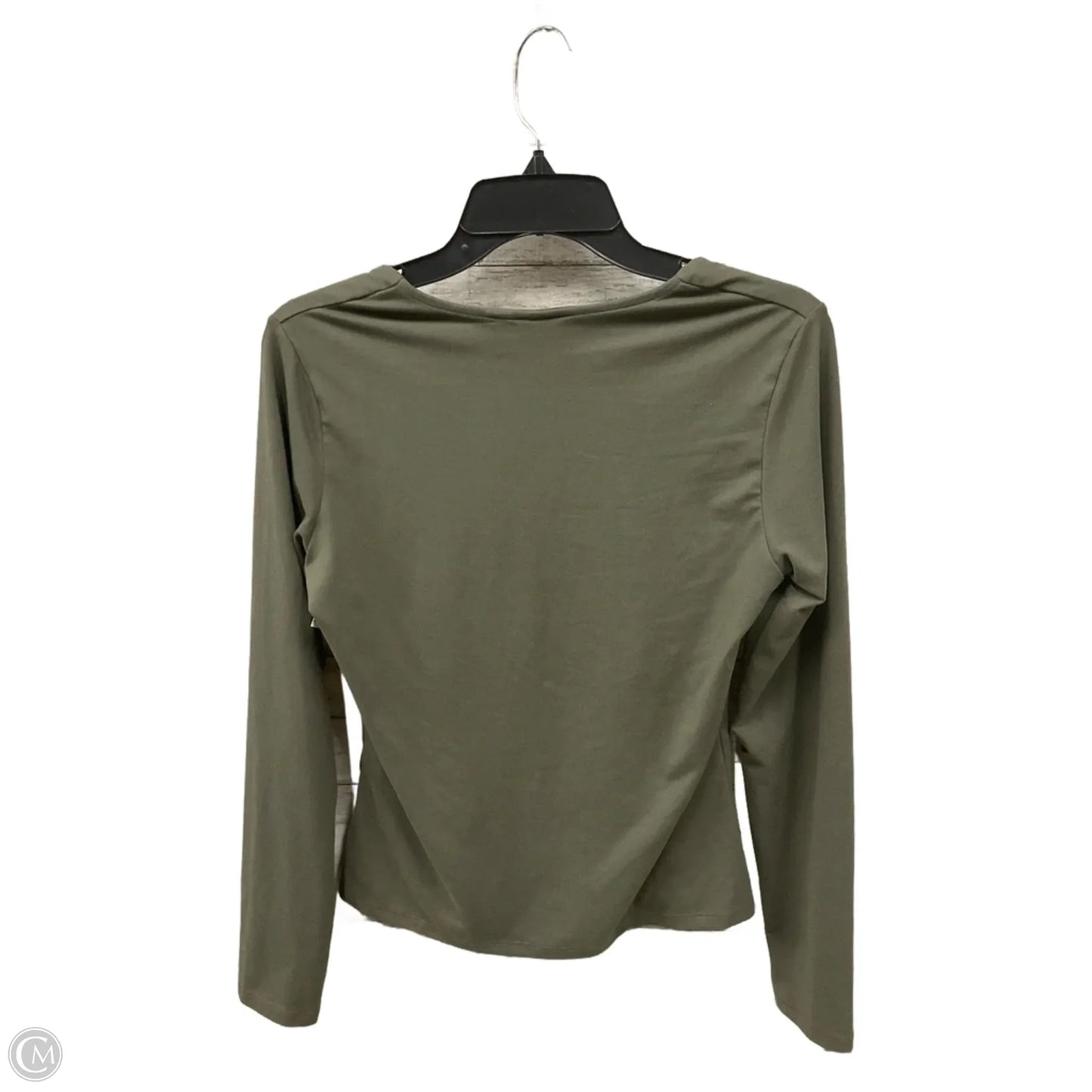 Top Long Sleeve Basic By H&m In Green, Size: M