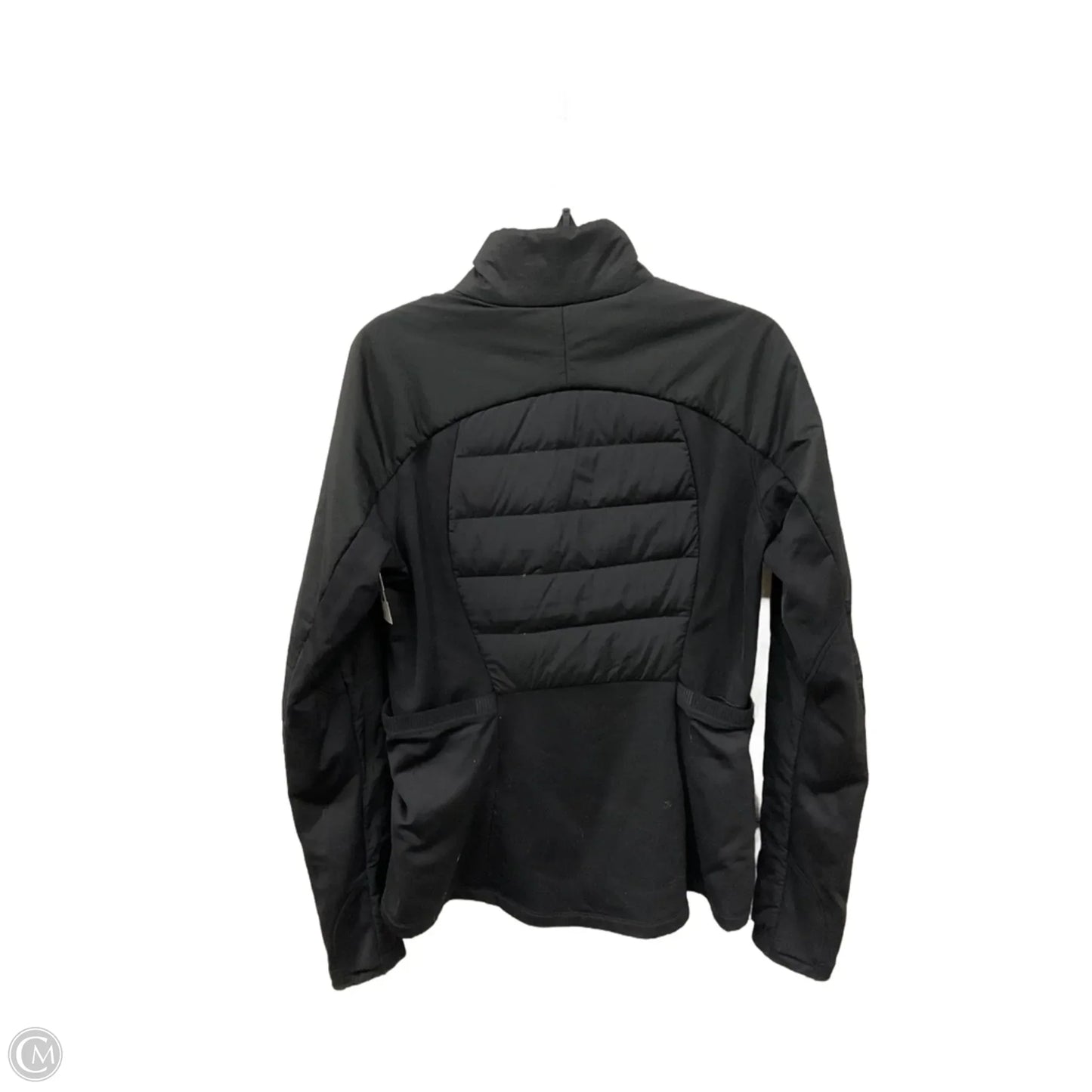 Athletic Jacket By Lululemon In Black, Size: M