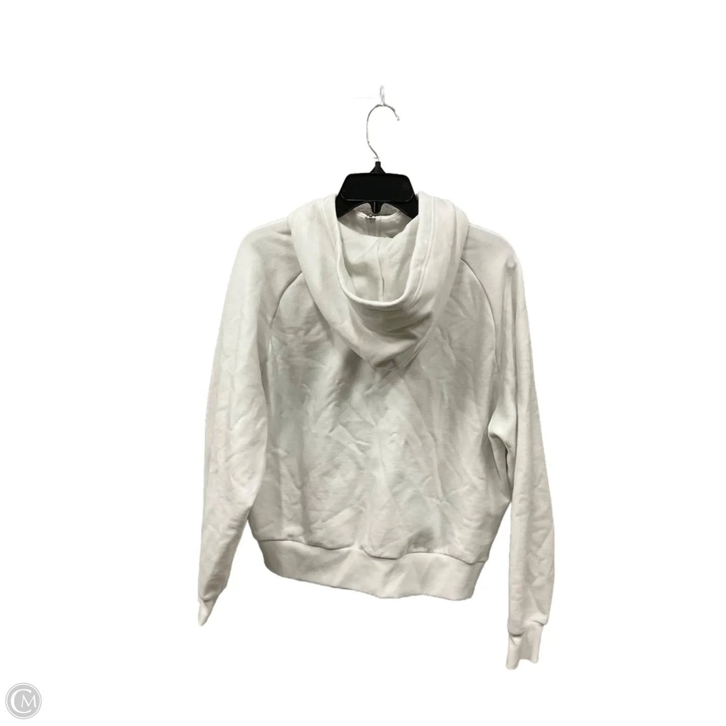Athletic Top Long Sleeve Collar By Athleta In White, Size: M
