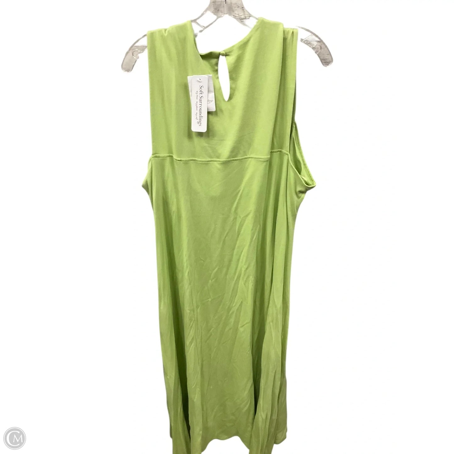 Dress Casual Maxi By Soft Surroundings In Green, Size: 1x
