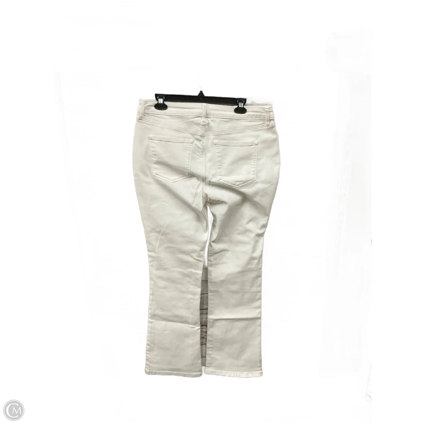 Jeans Boot Cut By Sonoma In White Denim, Size: 14