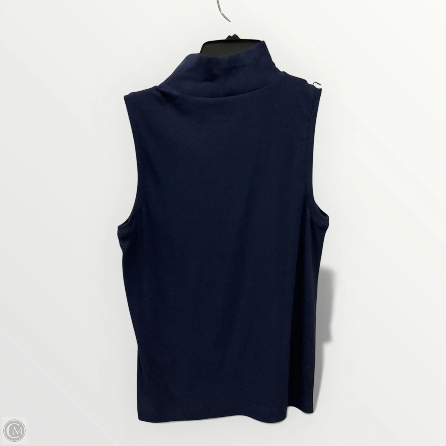 Top Sleeveless Basic By Loft In Navy, Size: L