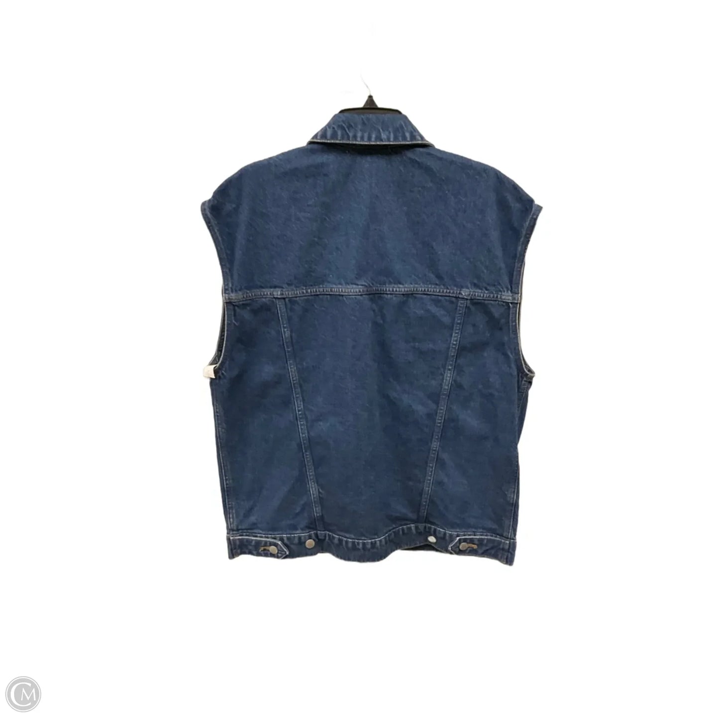 Vest Other By Universal Thread In Blue Denim, Size: M