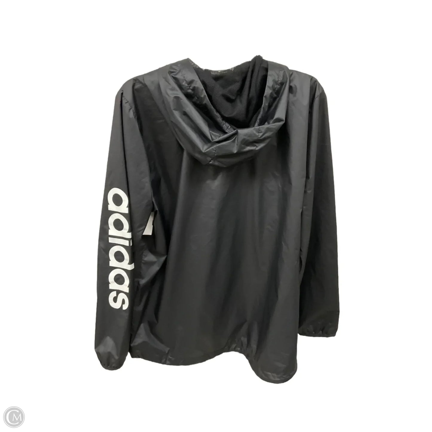 Athletic Jacket By Adidas In Black, Size: Xl