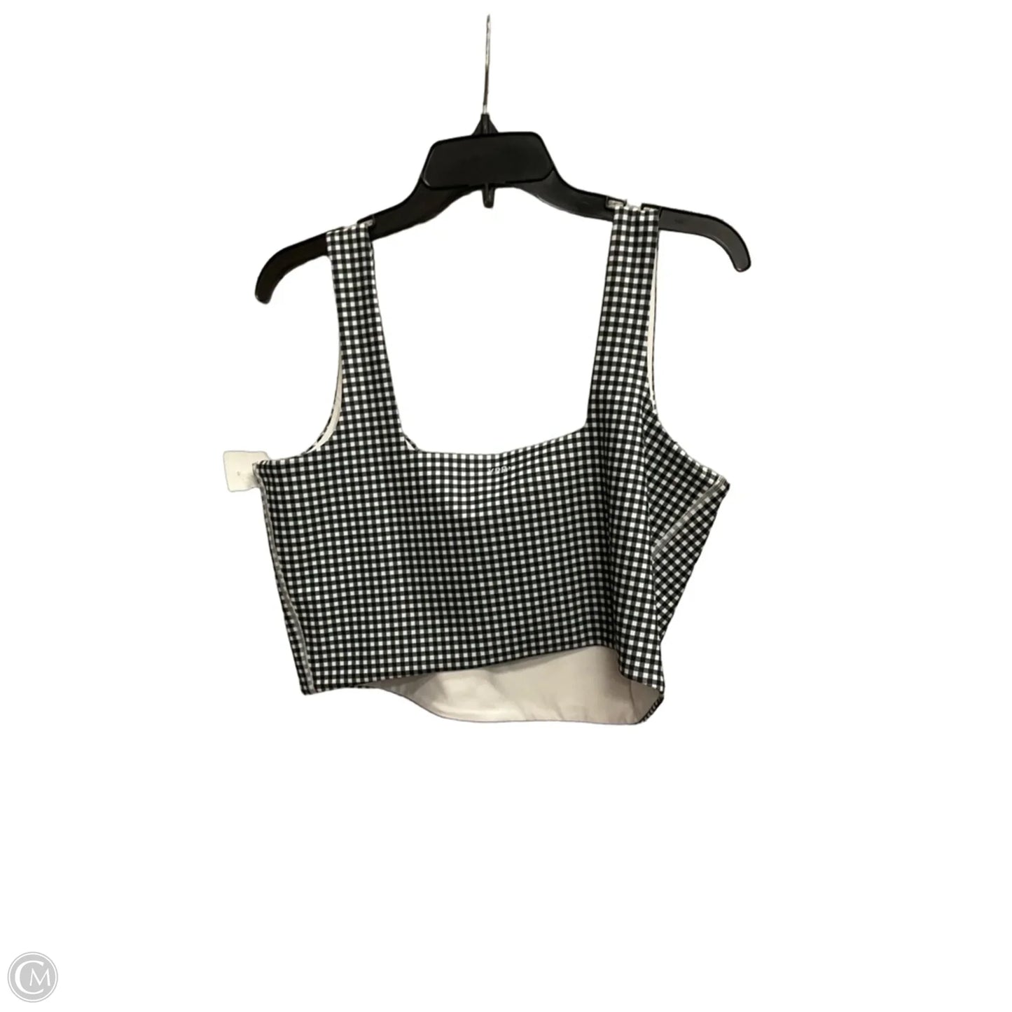 Athletic Tank Top By Ypb In Checkered Pattern, Size: Xl
