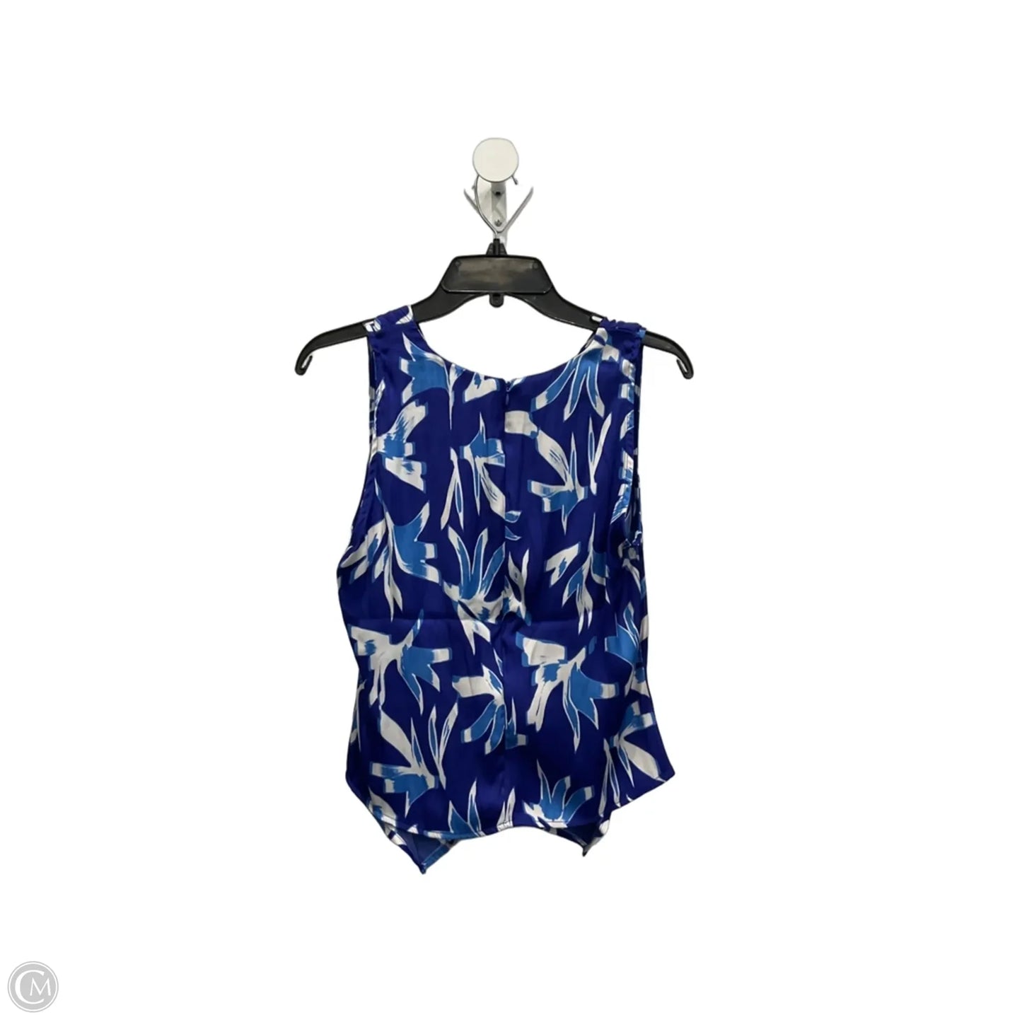 Top Sleeveless By Scoop In Blue, Size: M