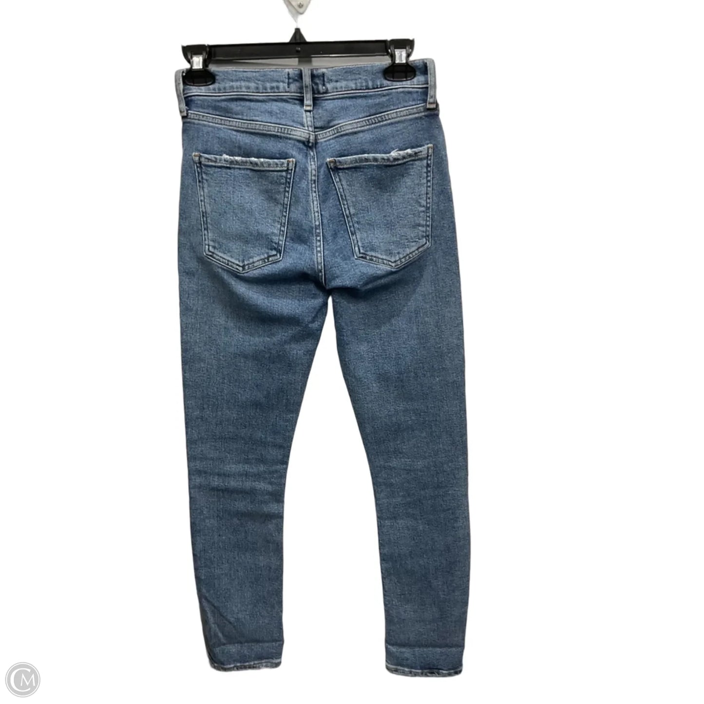 Jeans Skinny By Agolde In Blue Denim, Size: 2