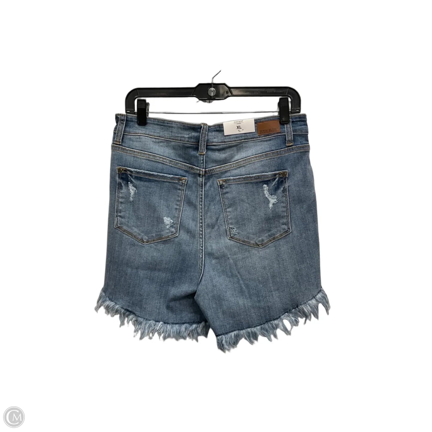 Shorts By Judy Blue In Blue Denim, Size: 16