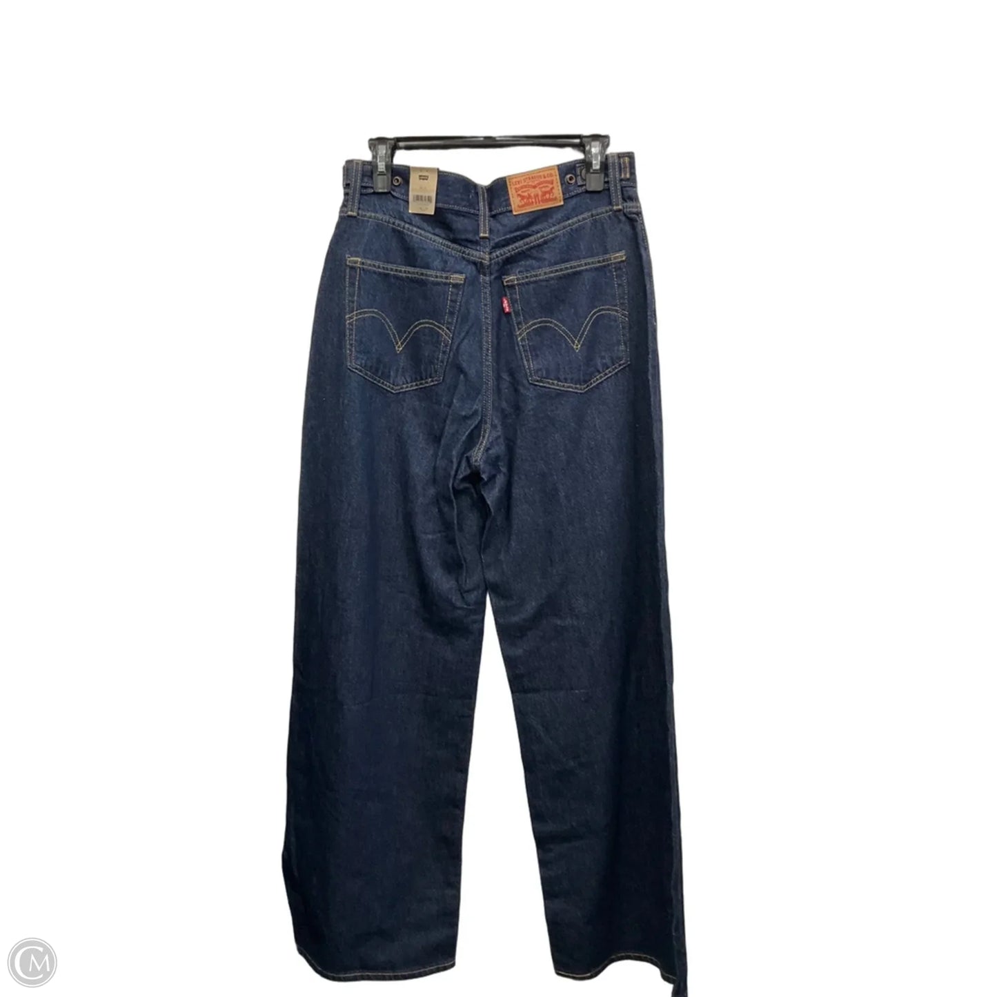 Jeans Wide Leg By Levis In Blue Denim, Size: 6