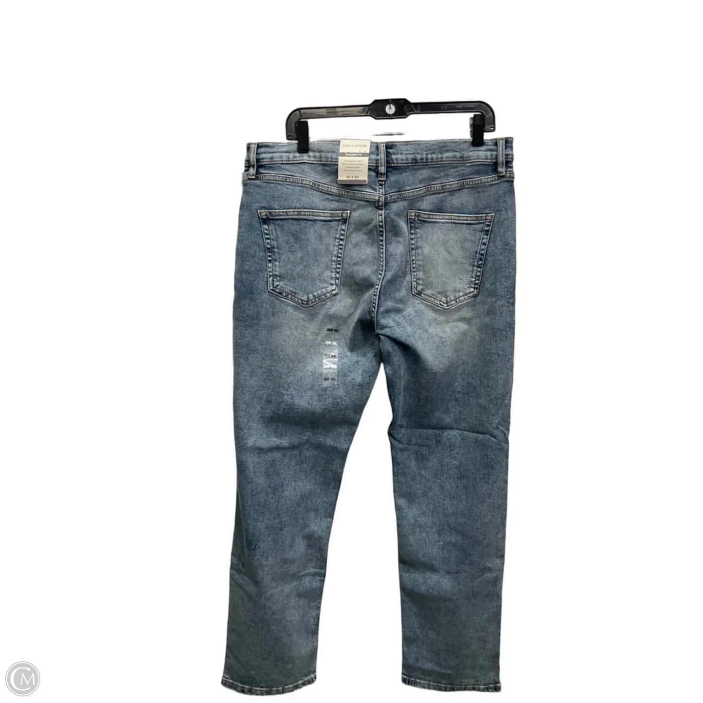 Jeans Straight By Clothes Mentor In Blue Denim, Size: 16