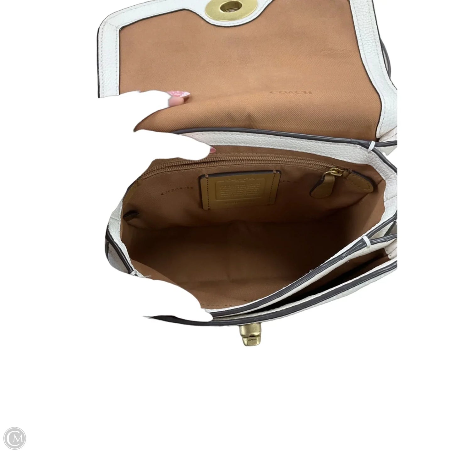 Crossbody Designer By Coach, Size: Medium