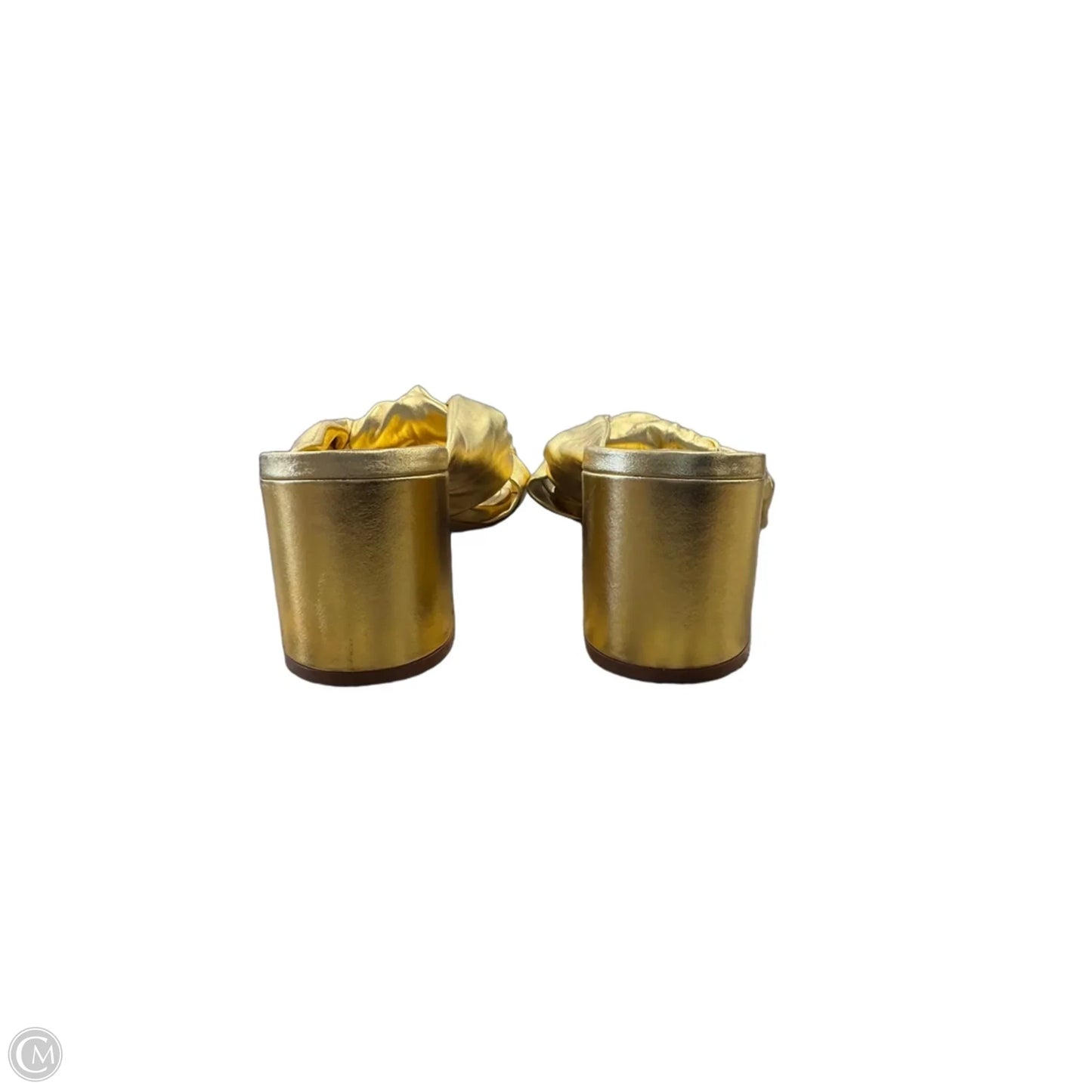 Shoes Heels Block By Schutz In Gold, Size: 9.5