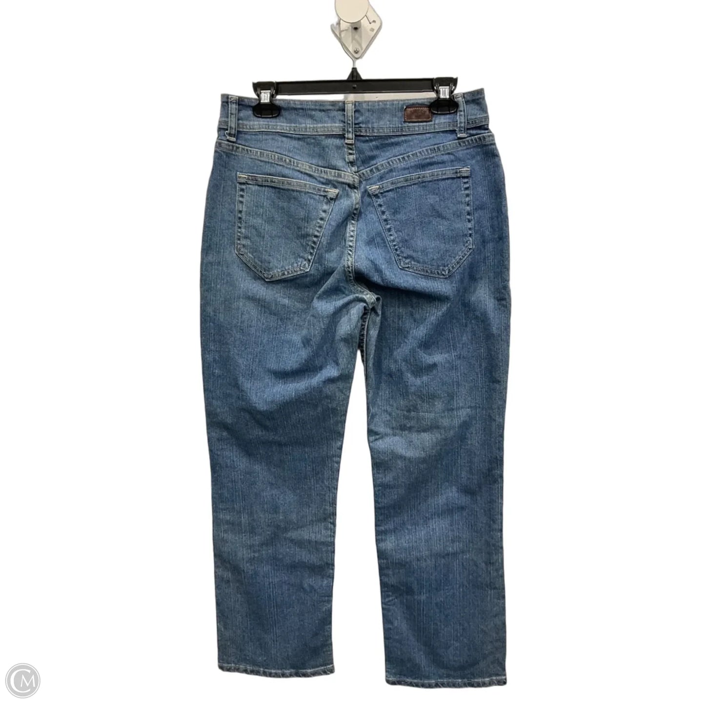 Jeans Straight By Lee In Blue Denim, Size: 12p