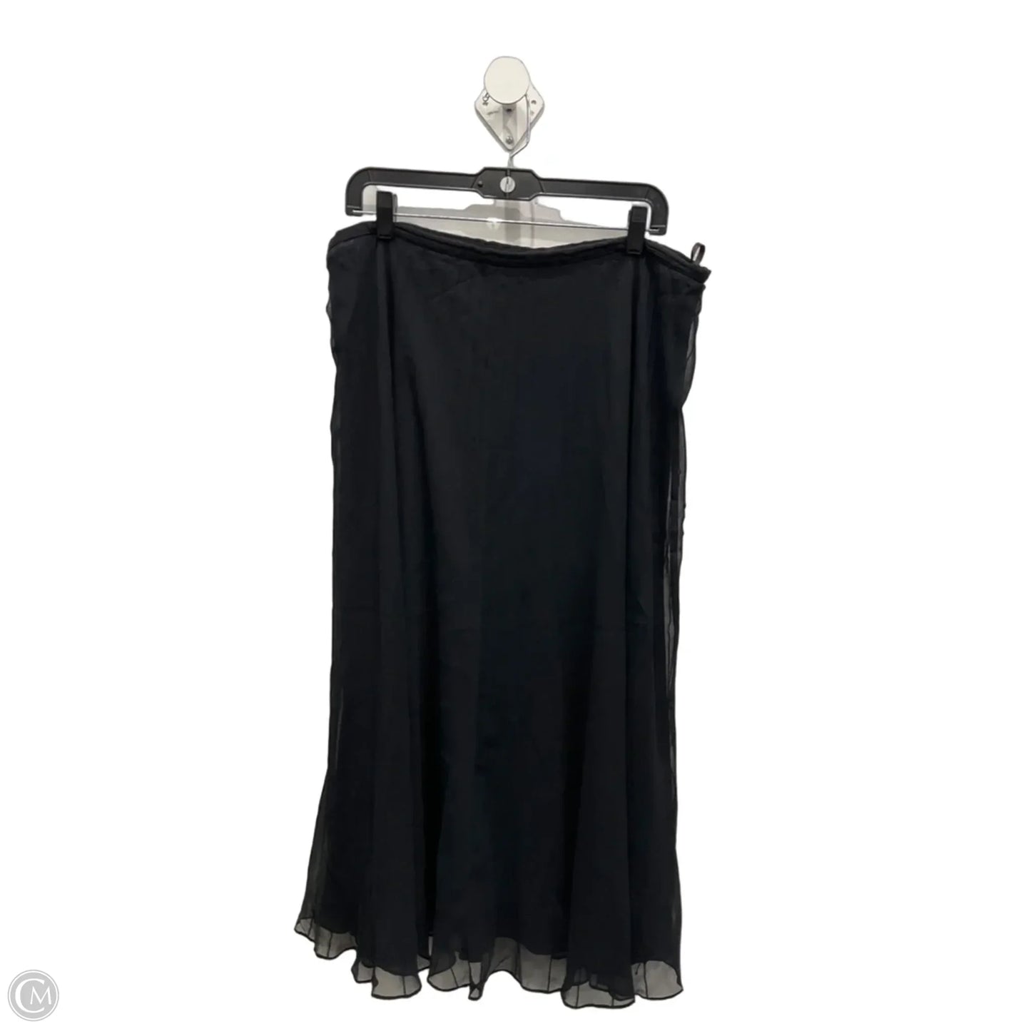 Skirt Maxi By Charter Club In Black, Size: 14