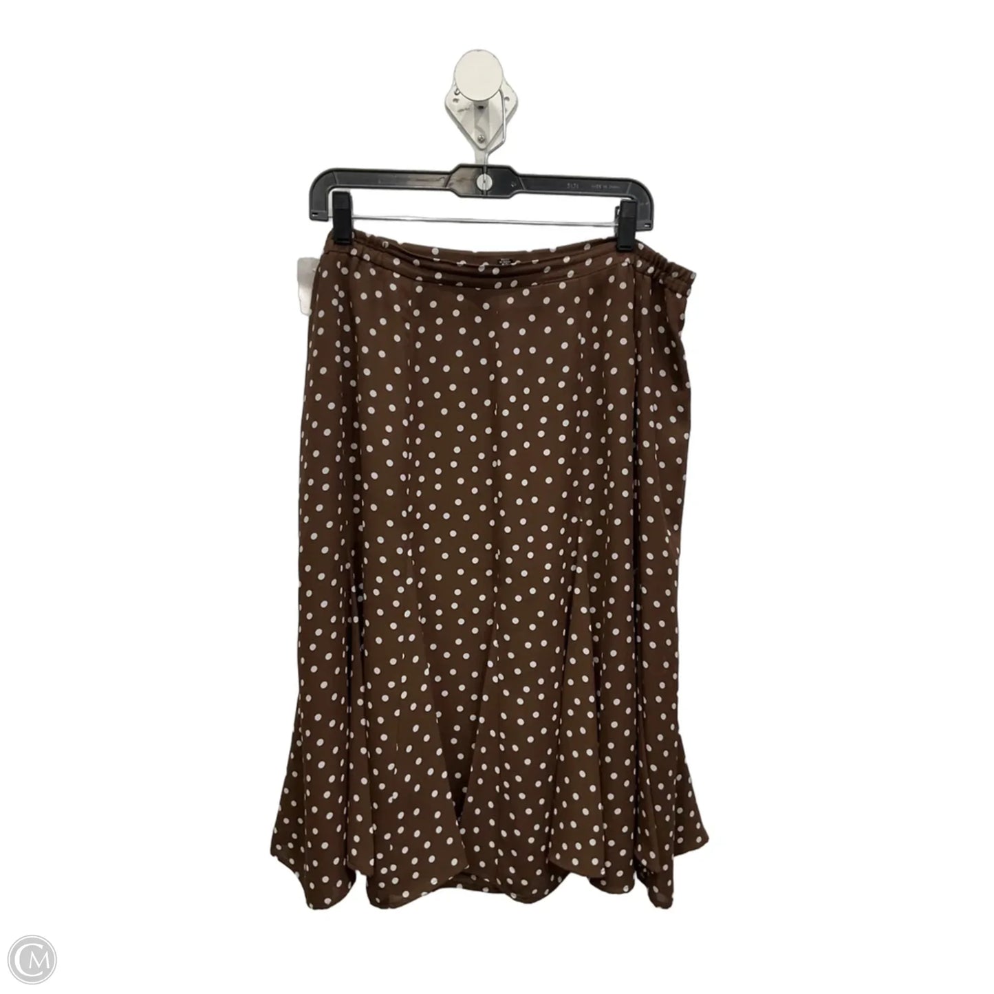 Skirt Maxi By Kasper In Polkadot Pattern, Size: 16