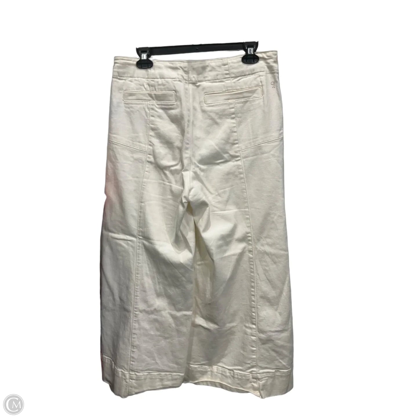 Jeans Wide Leg By Pilcro In White, Size: 8