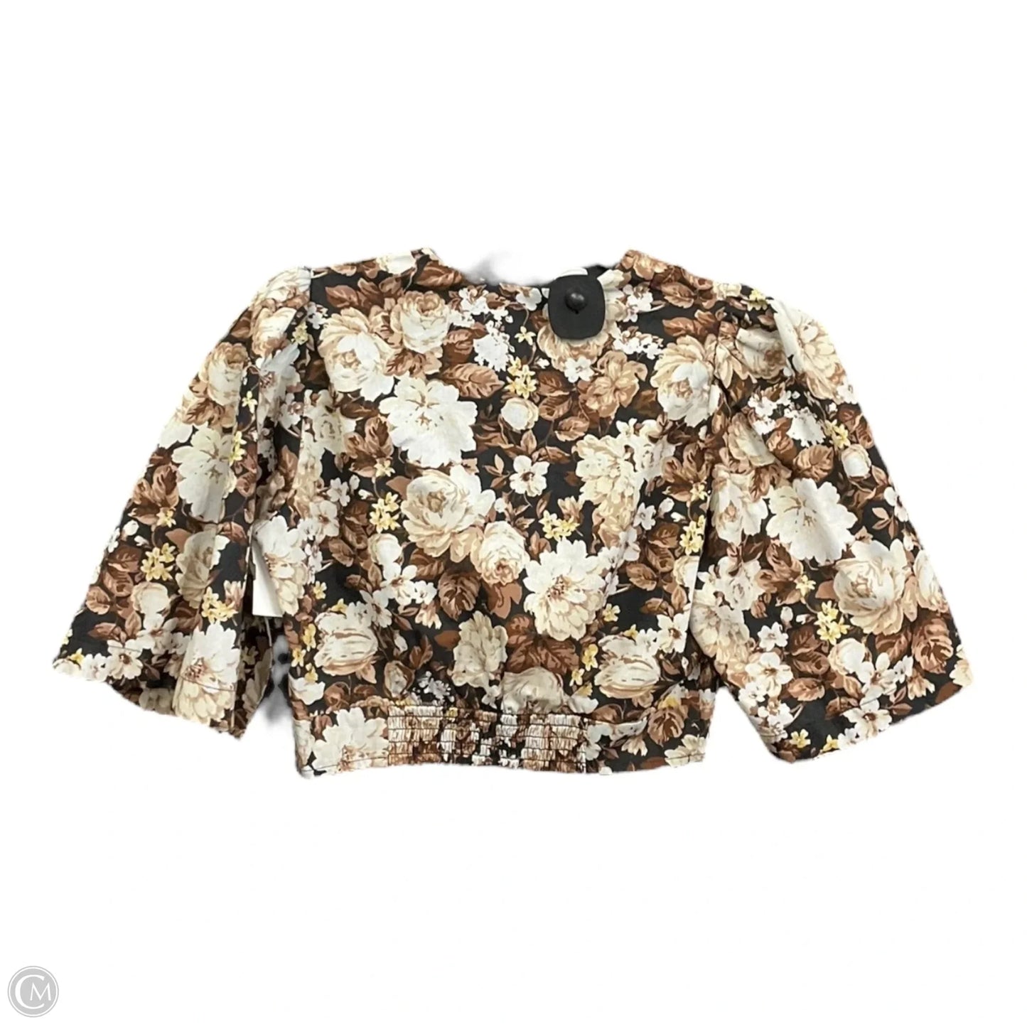 Top Short Sleeve By Abercrombie And Fitch In Floral Print, Size: Xs