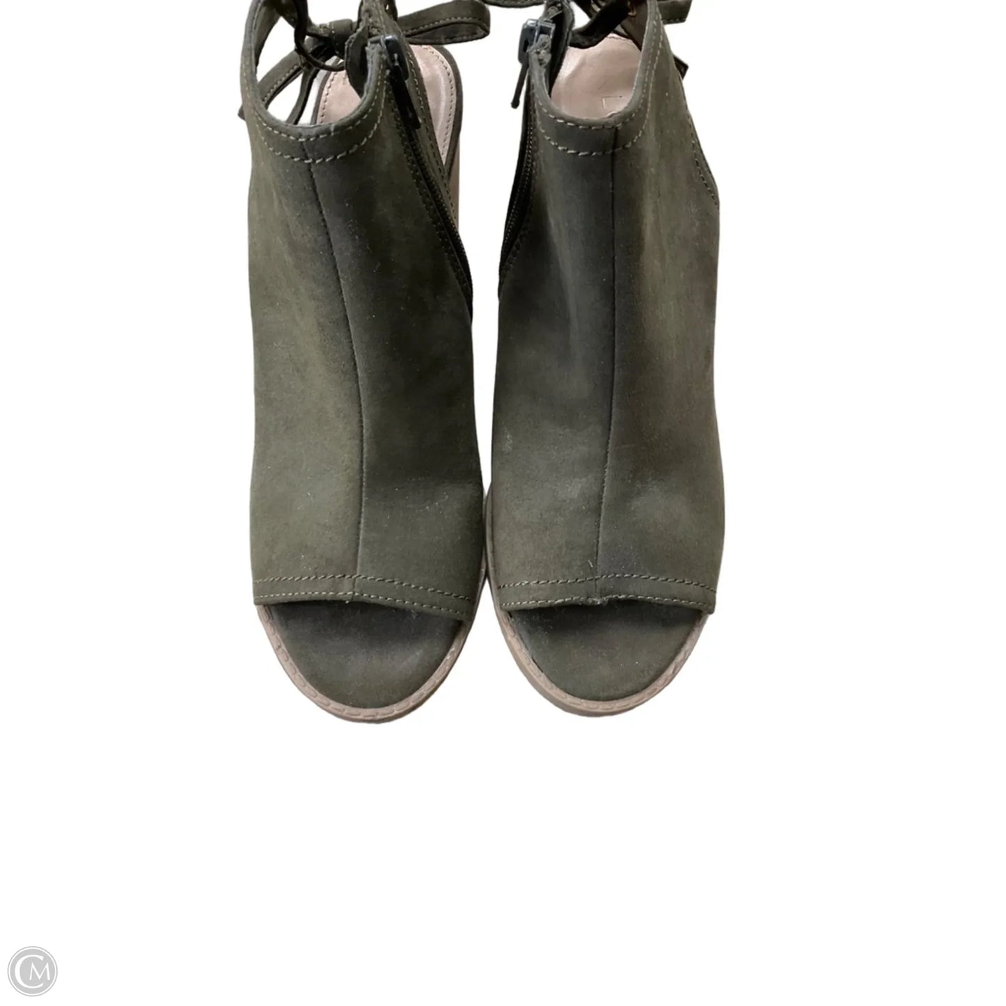 Shoes Heels Block By Lc Lauren Conrad In Green, Size: 9.5