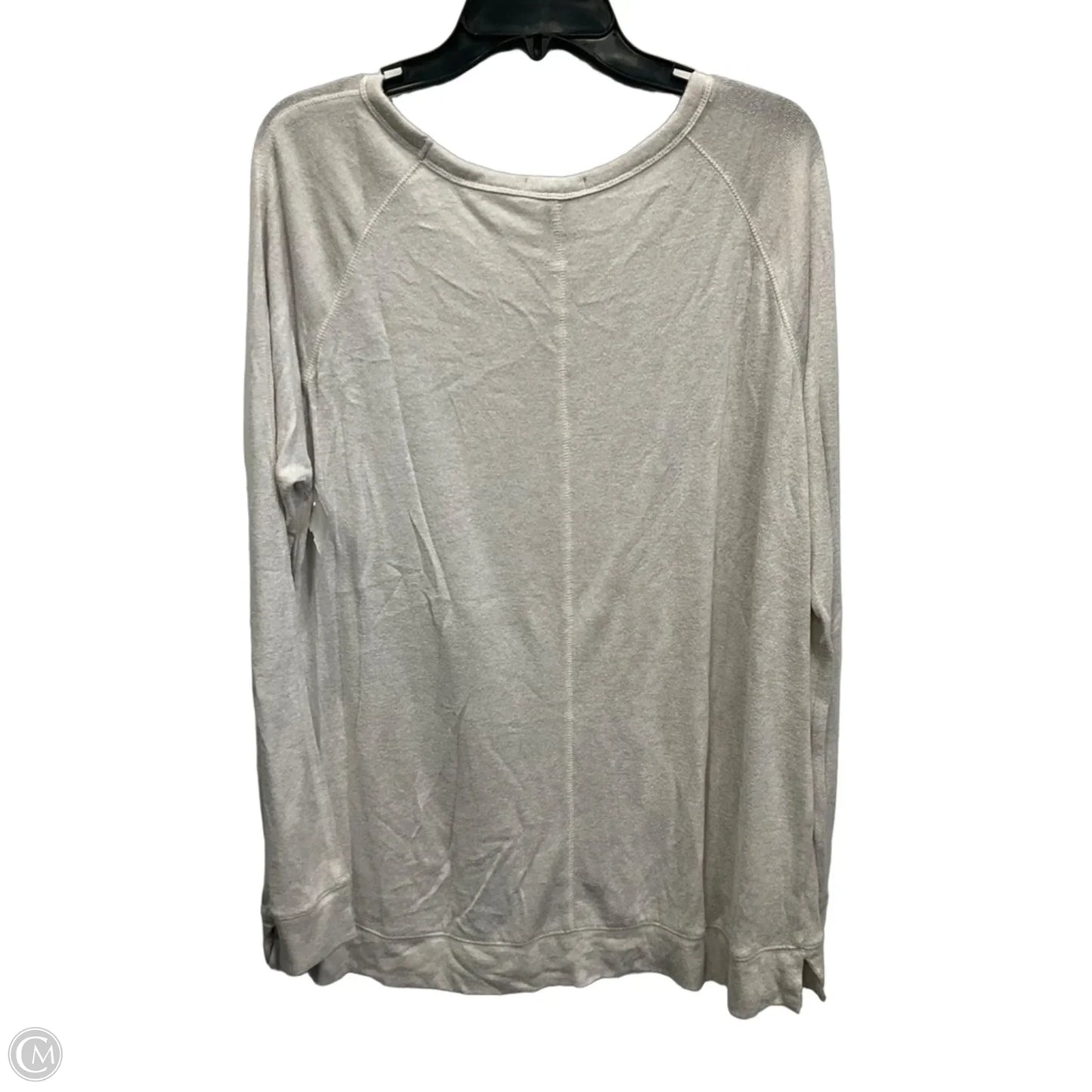 Top Long Sleeve By Gap In Tan, Size: L