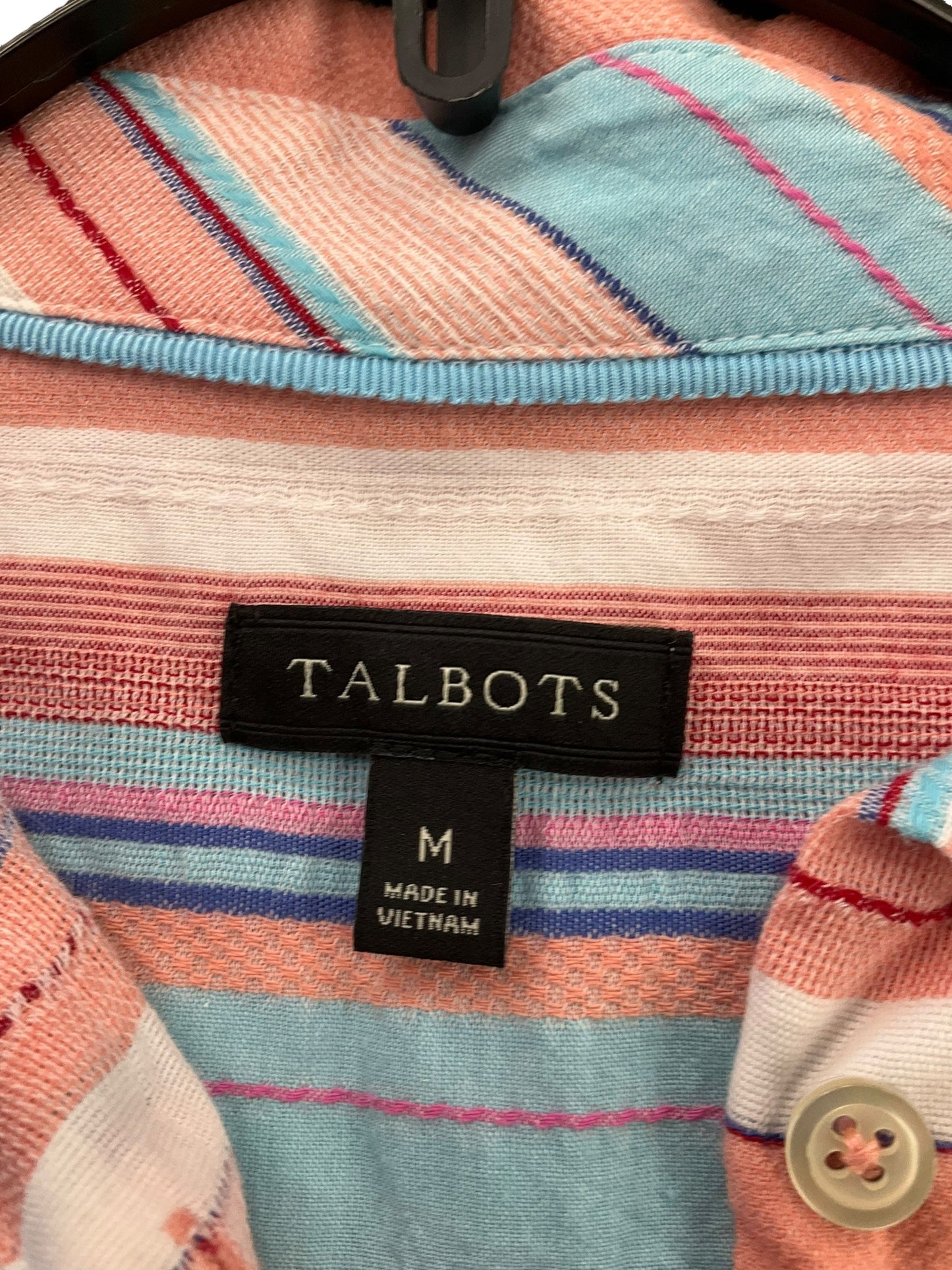 Top Long Sleeve Basic By Talbots In Multi-colored, Size: M