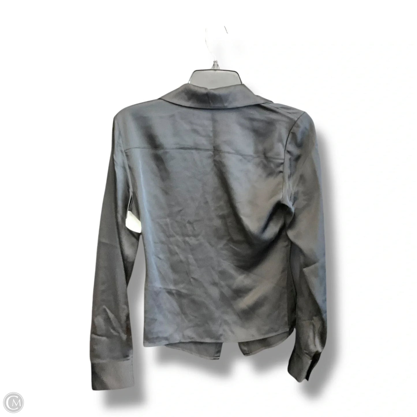 Blouse Long Sleeve By Theory In Black, Size: Sp