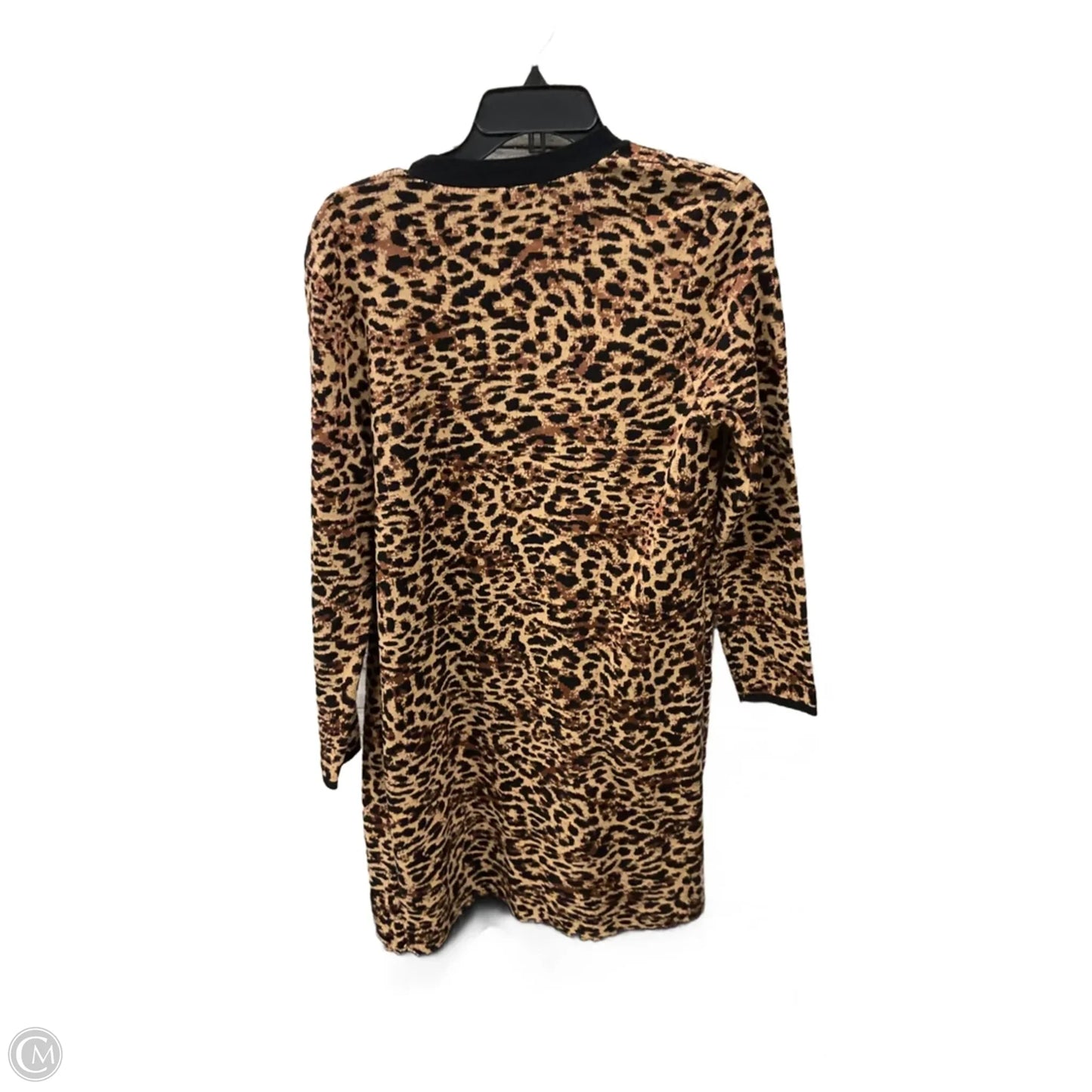 Cardigan By Chicos In Animal Print, Size: M