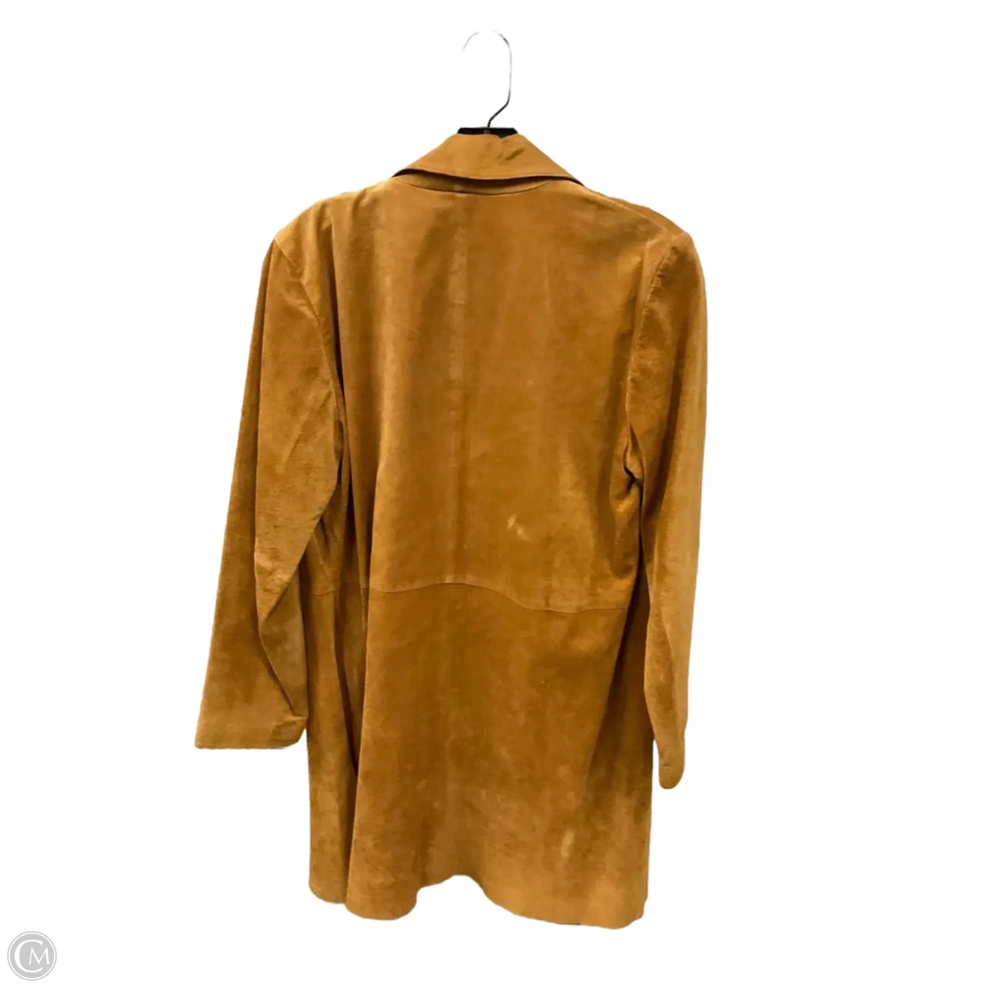Jacket Leather By Coldwater Creek In Brown, Size: S