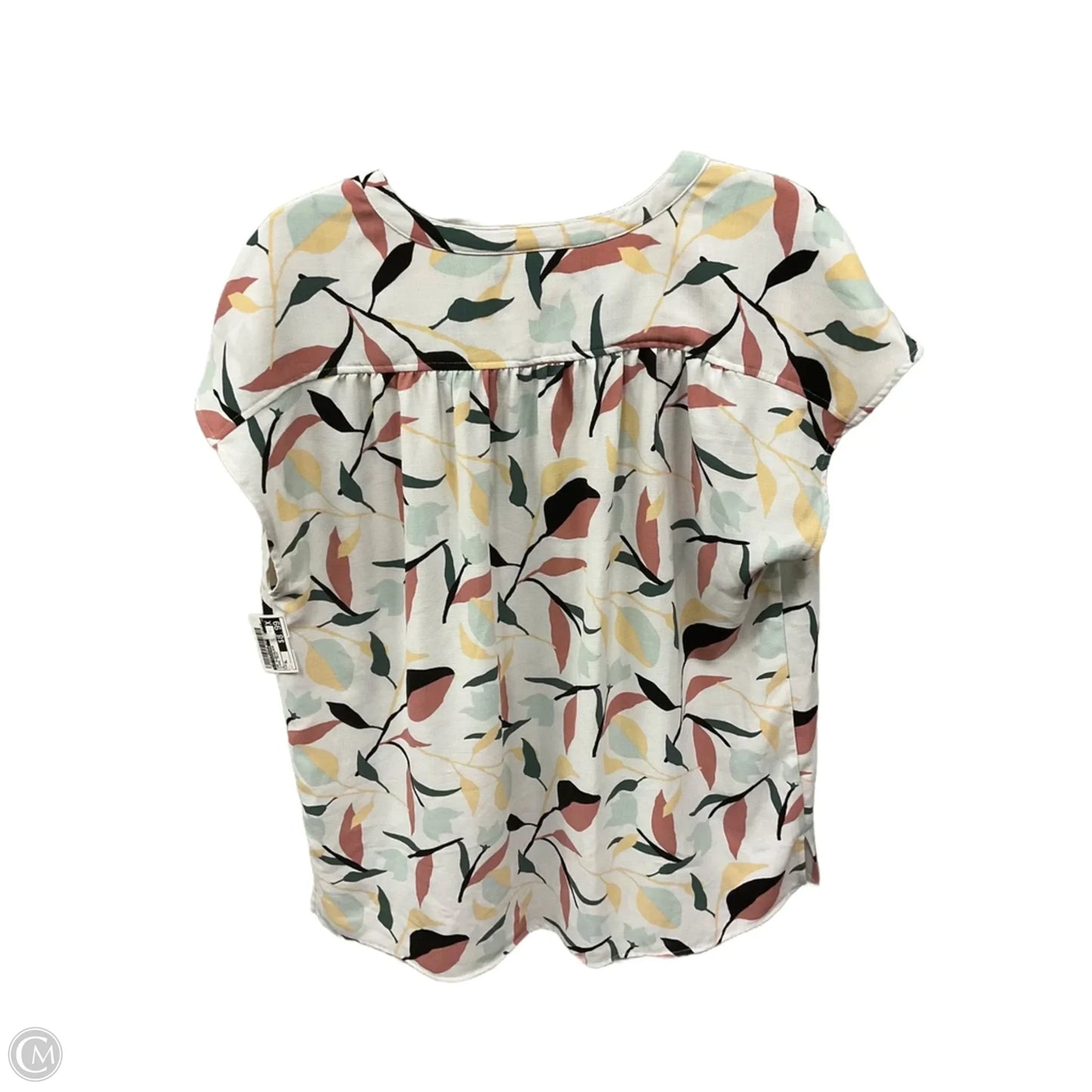 Top Sleeveless By Liz Claiborne In Floral Print, Size: Xl