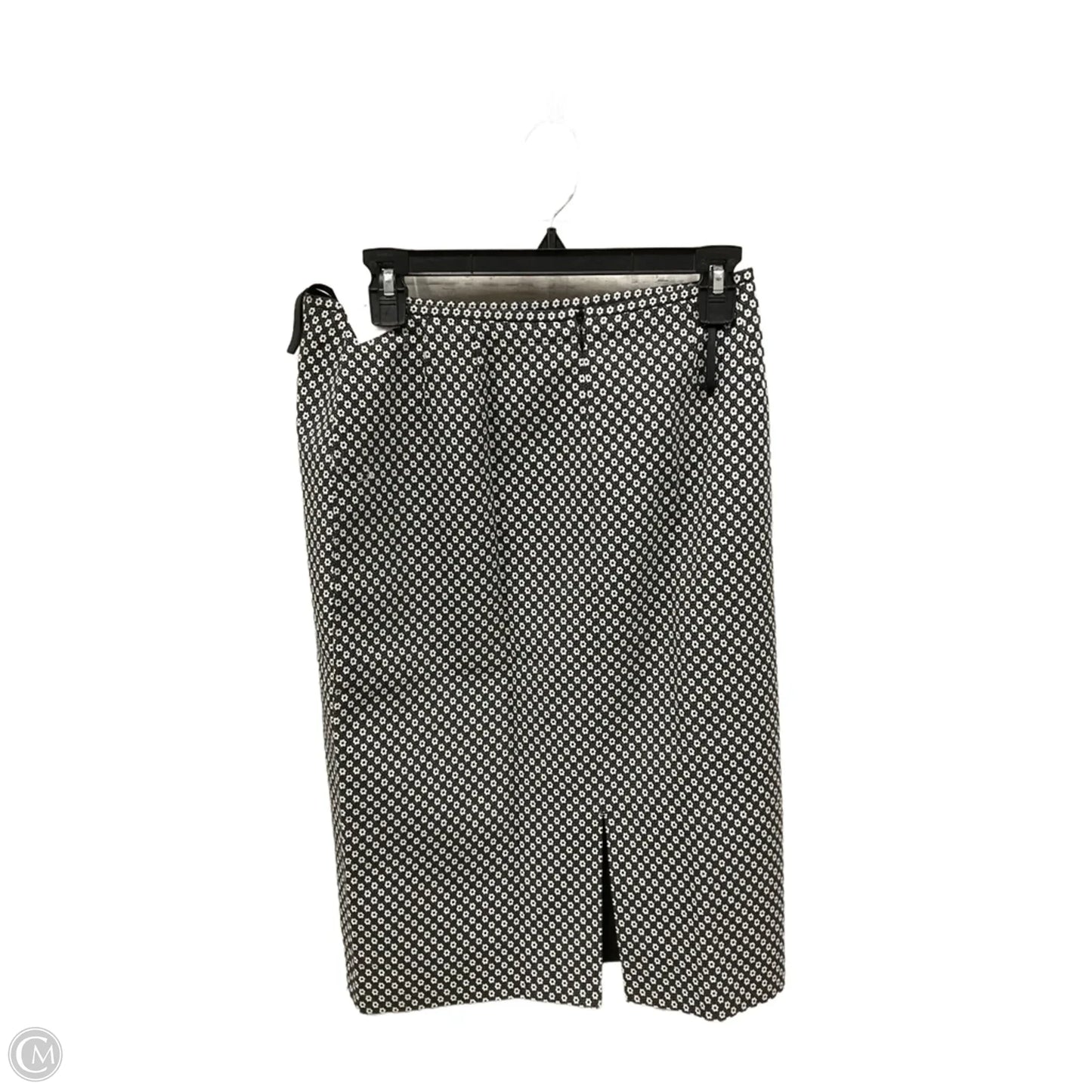 Skirt Suit 2pc By Tahari In Black & White, Size: 8