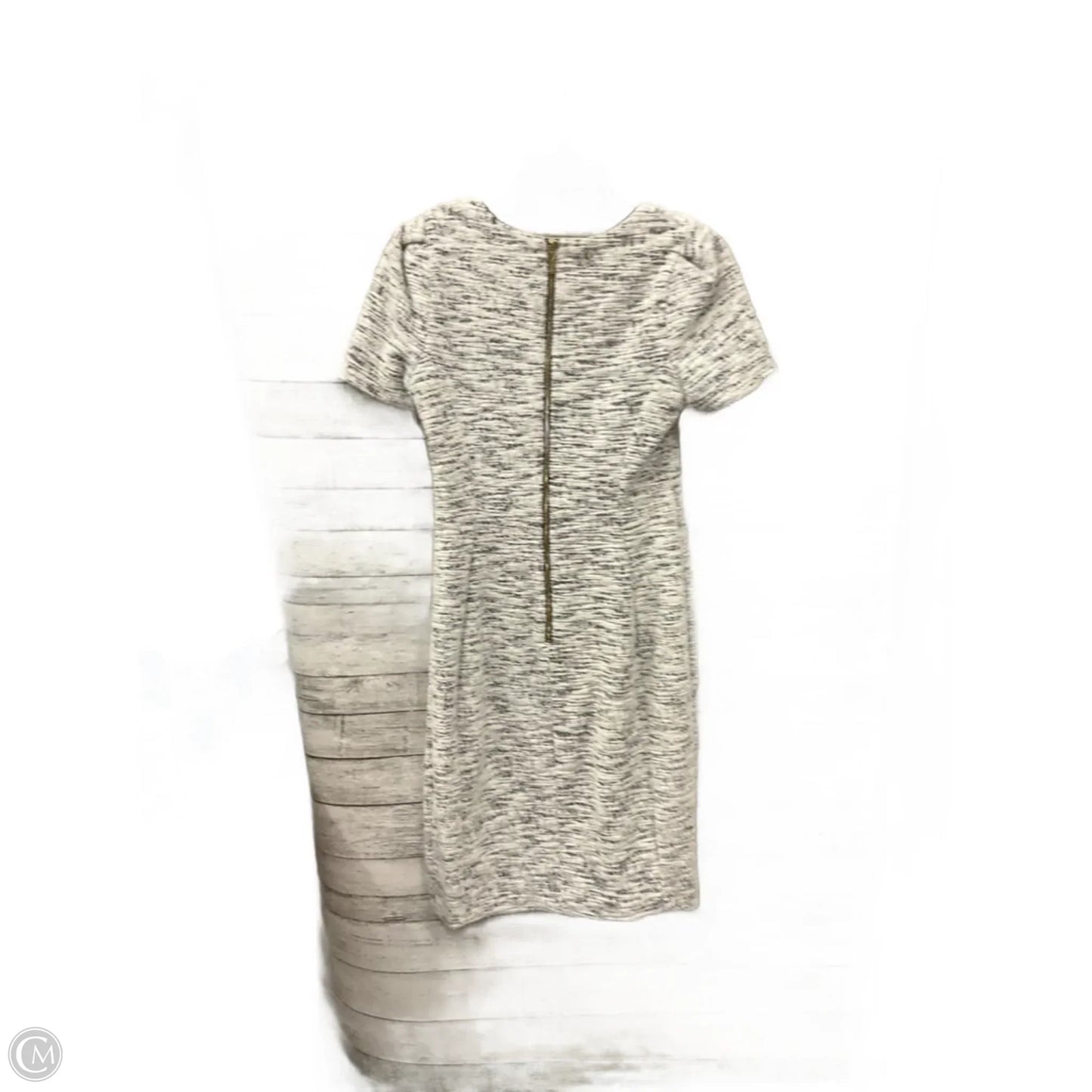 Dress Casual Midi By Calvin Klein In Black & White, Size: M