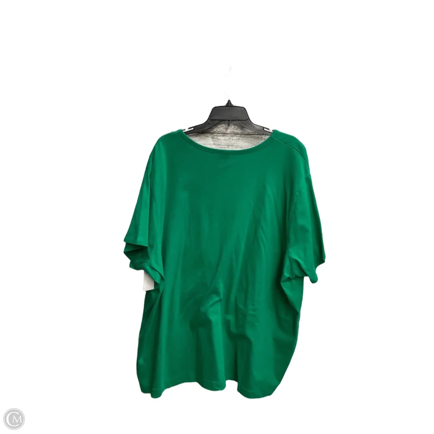 Top Short Sleeve By Clothes Mentor In Green, Size: 4x