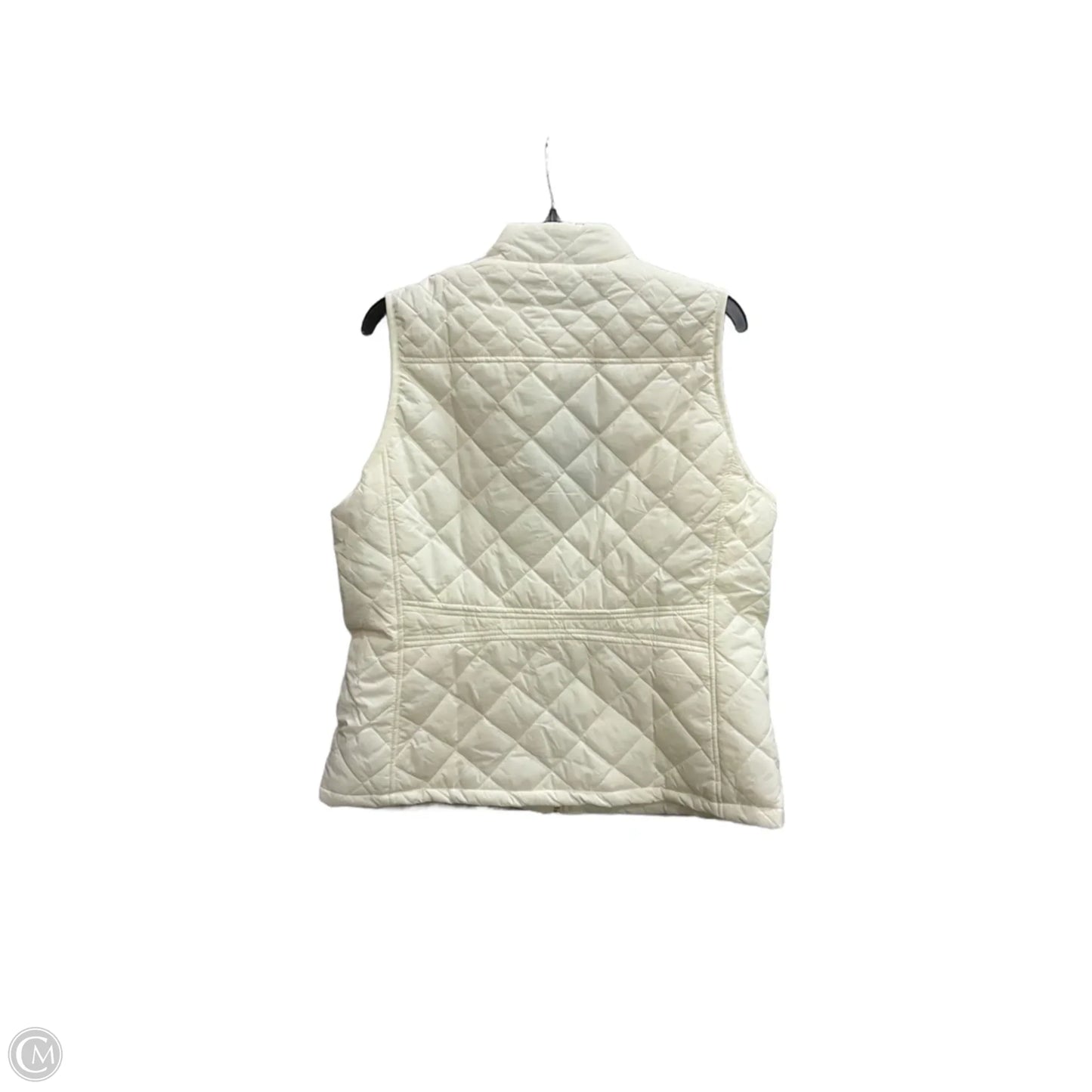 Vest Puffer & Quilted By Clothes Mentor In Cream, Size: L