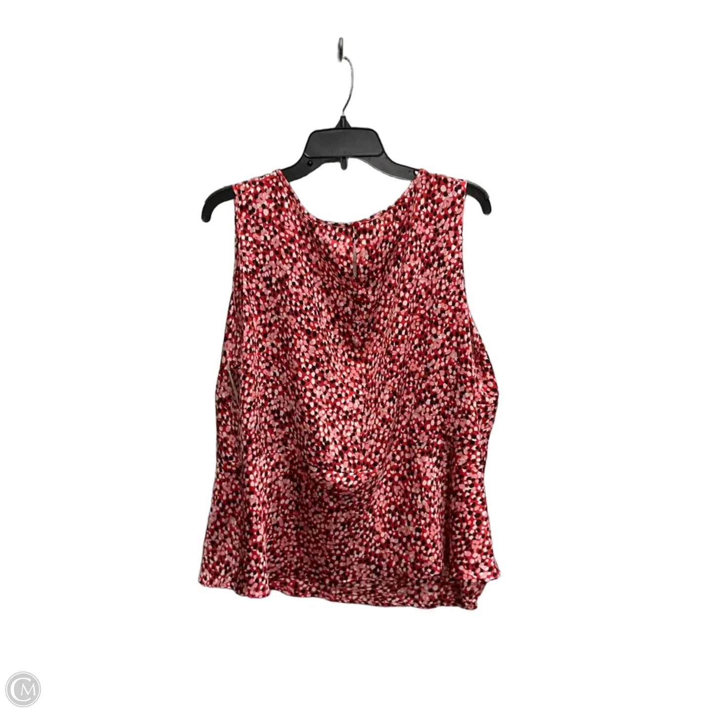 Top Sleeveless By Talbots In Red, Size: Xl