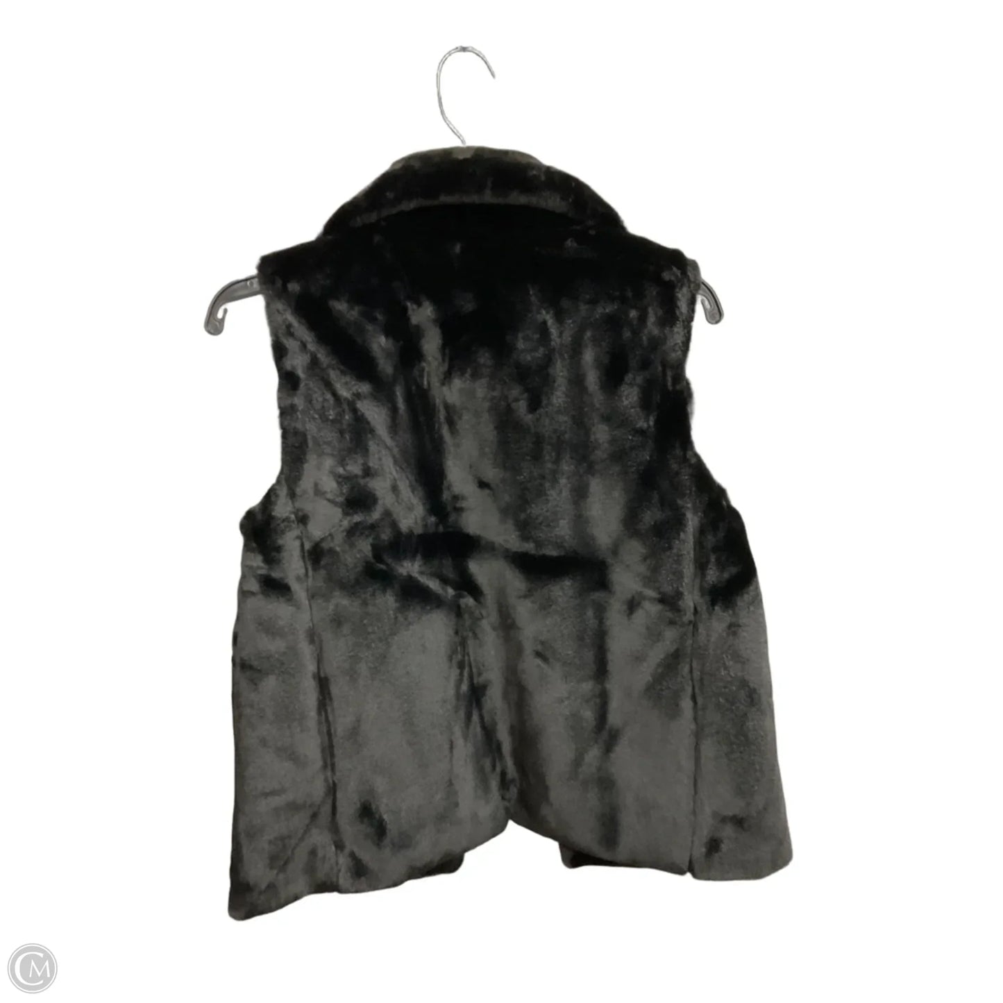 Vest Faux Fur & Sherpa By Loft In Black, Size: Xsp