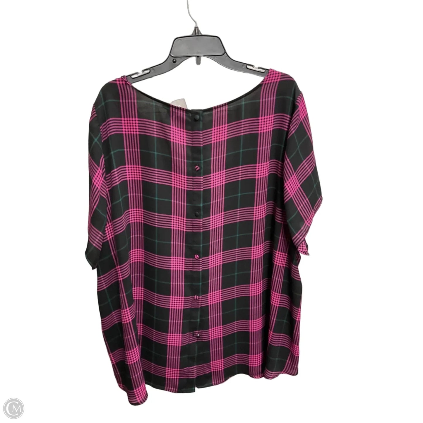 Top Short Sleeve By Torrid In Purple, Size: 4x