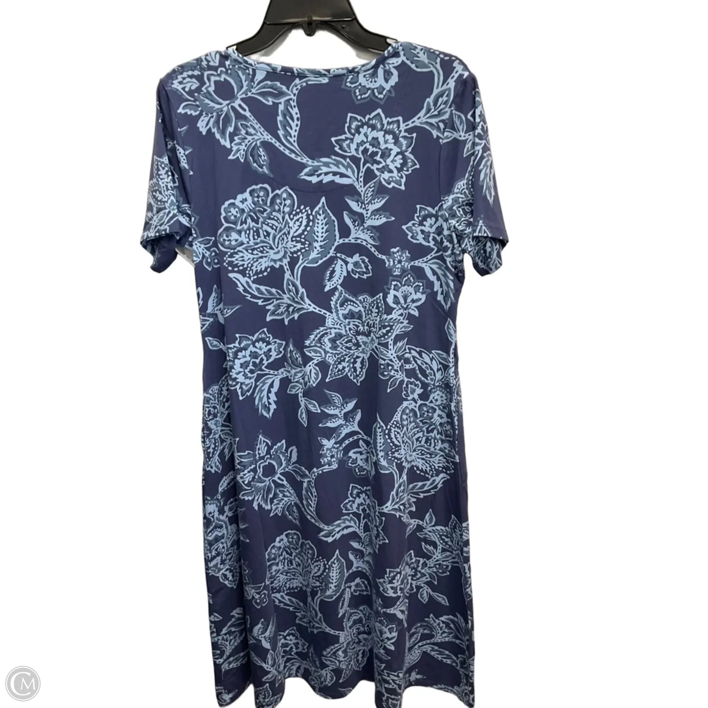 Dress Casual Midi By D&co. In Blue, Size: Mp