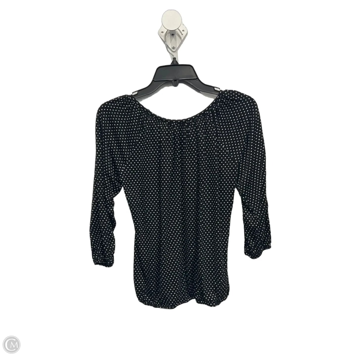 Top 3/4 Sleeve By Michael By Michael Kors In Polkadot Pattern, Size: Sp