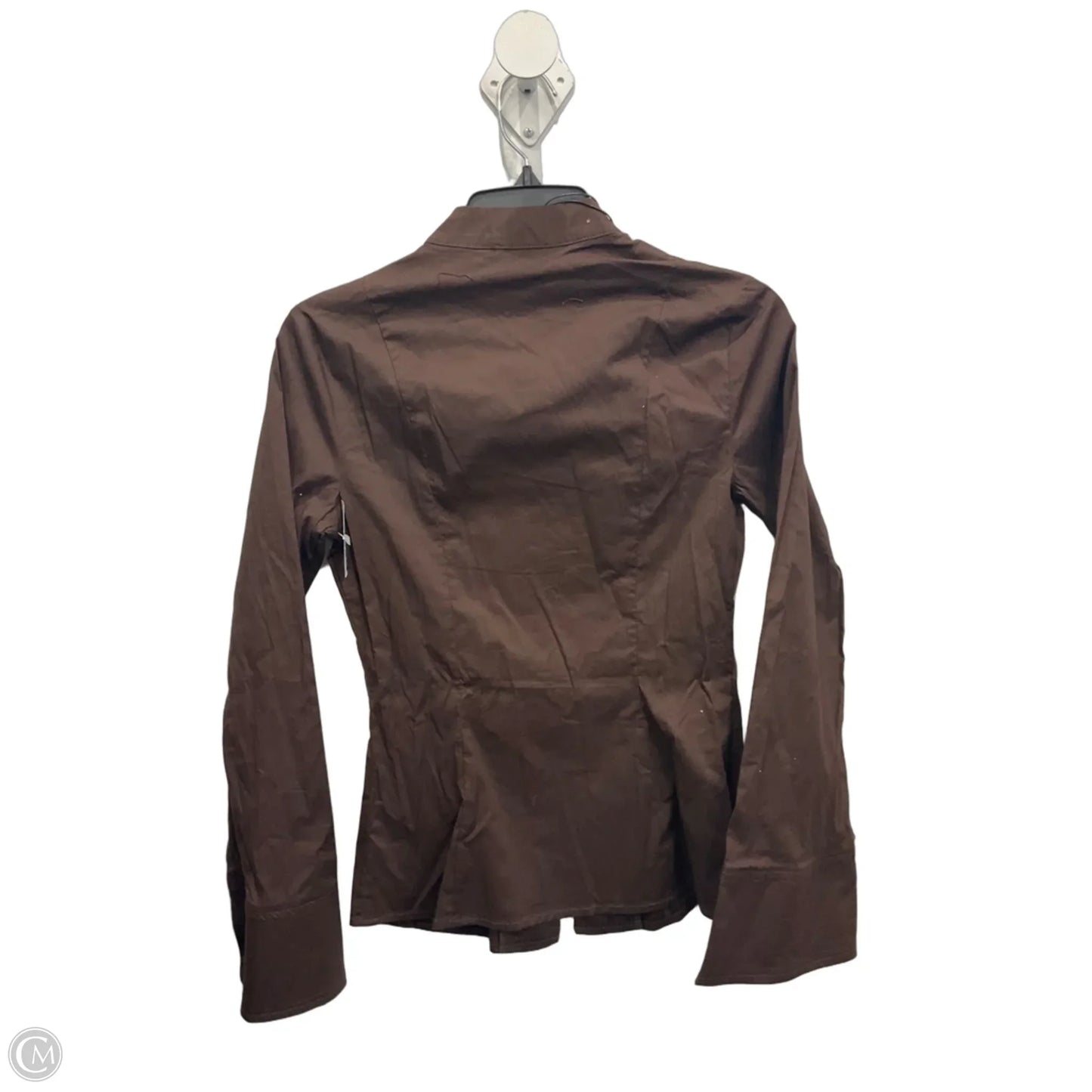 Jacket Shirt By Fashion Nova In Brown, Size: S