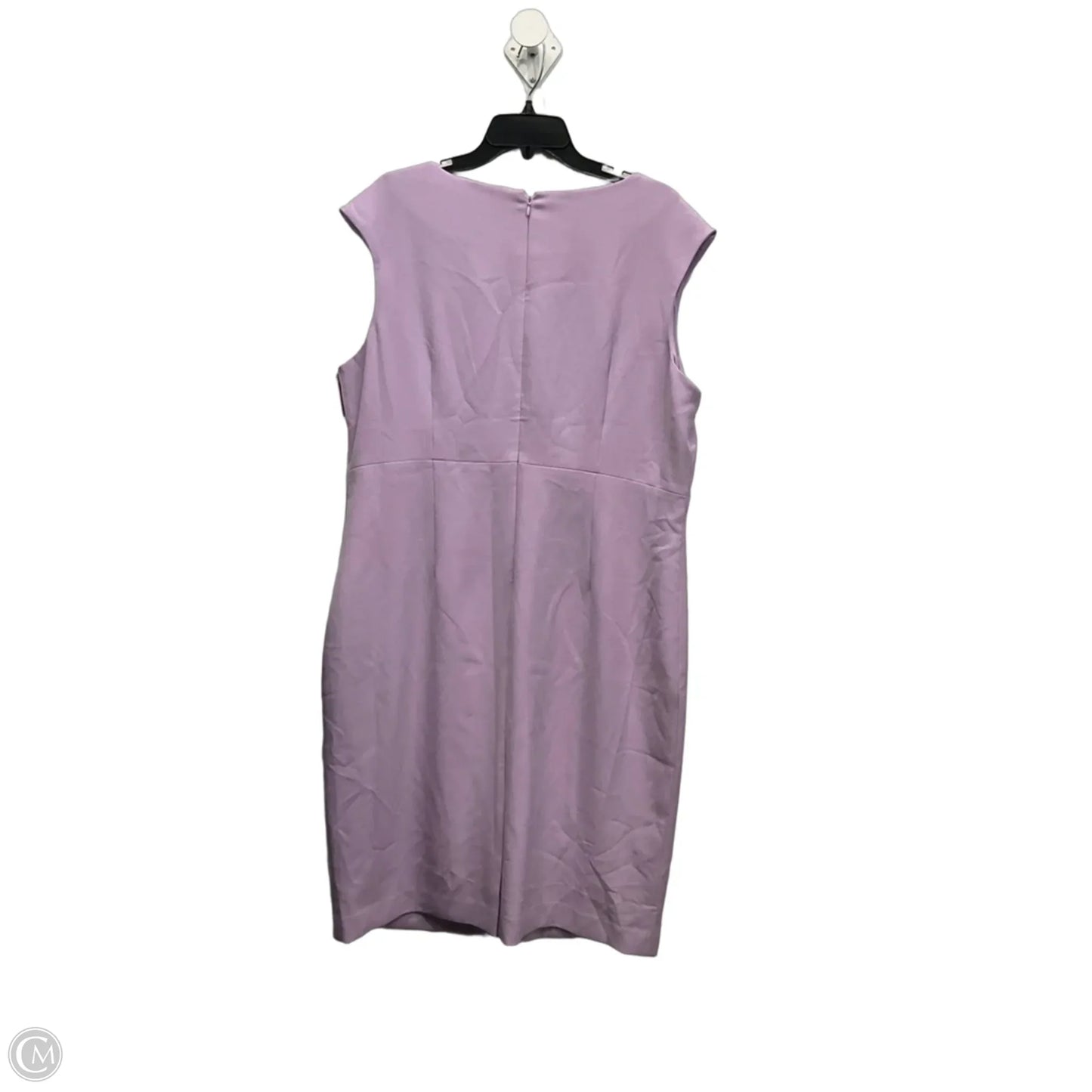 Dress Casual Midi By Black Label In Purple, Size: Xl