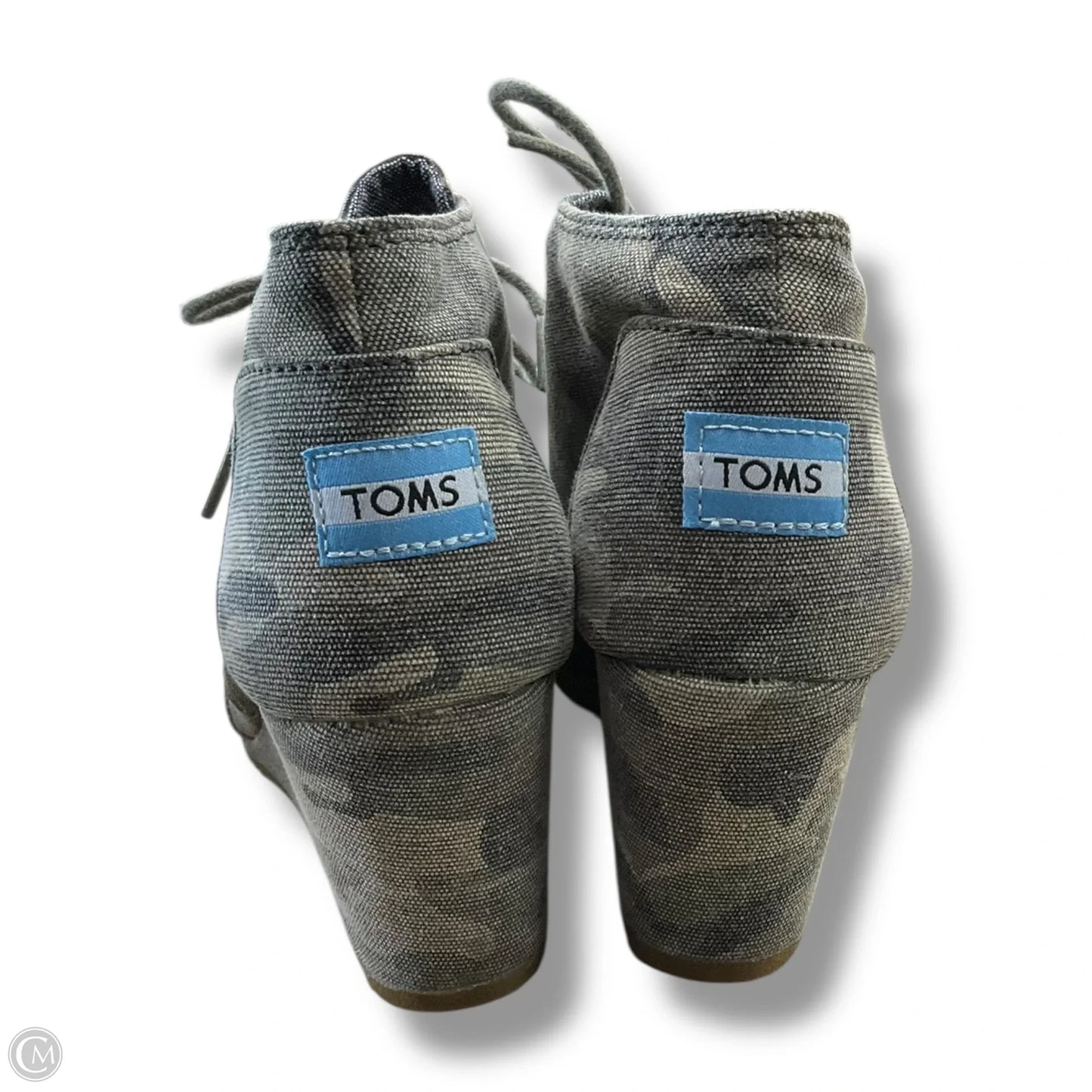 Shoes Heels Wedge By Toms In Camouflage Print, Size: 8