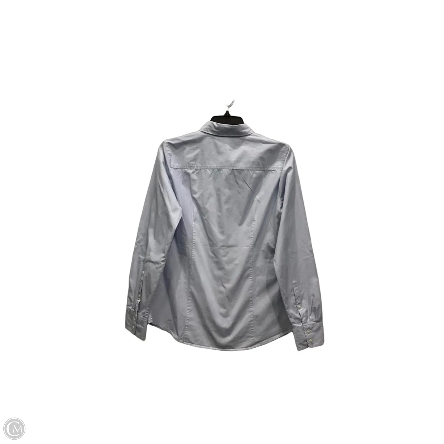 Blouse Long Sleeve By J. Crew In Blue, Size: M
