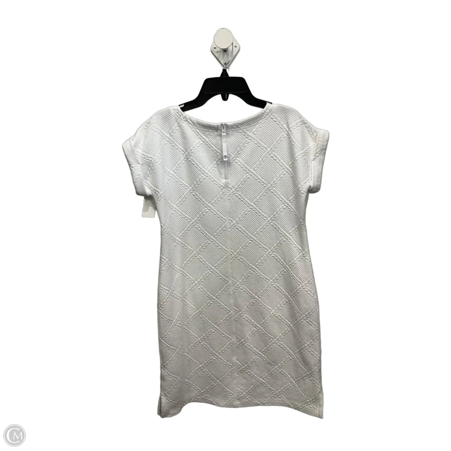 Dress Casual Midi By Talbots In White, Size: 0