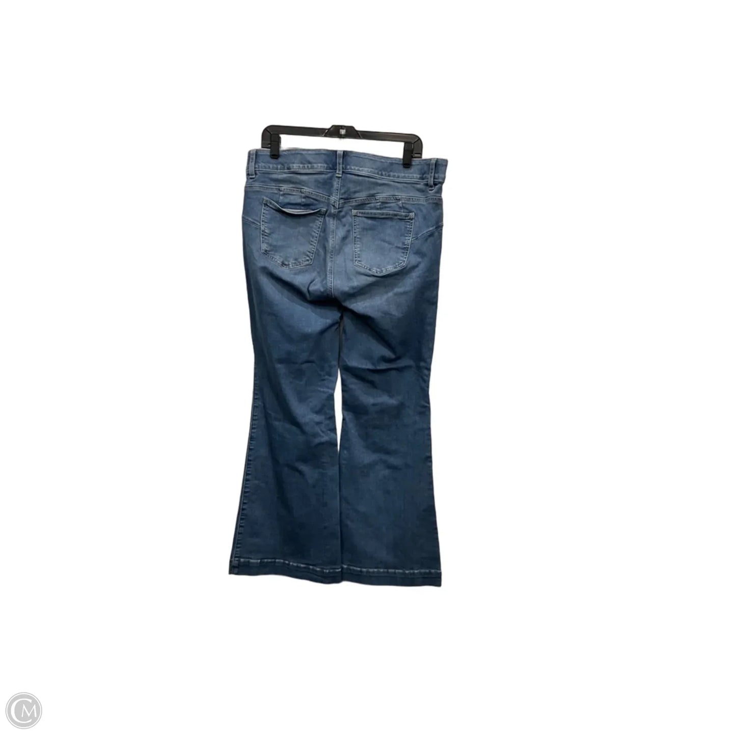 Jeans Flared By Torrid In Blue Denim, Size: 16