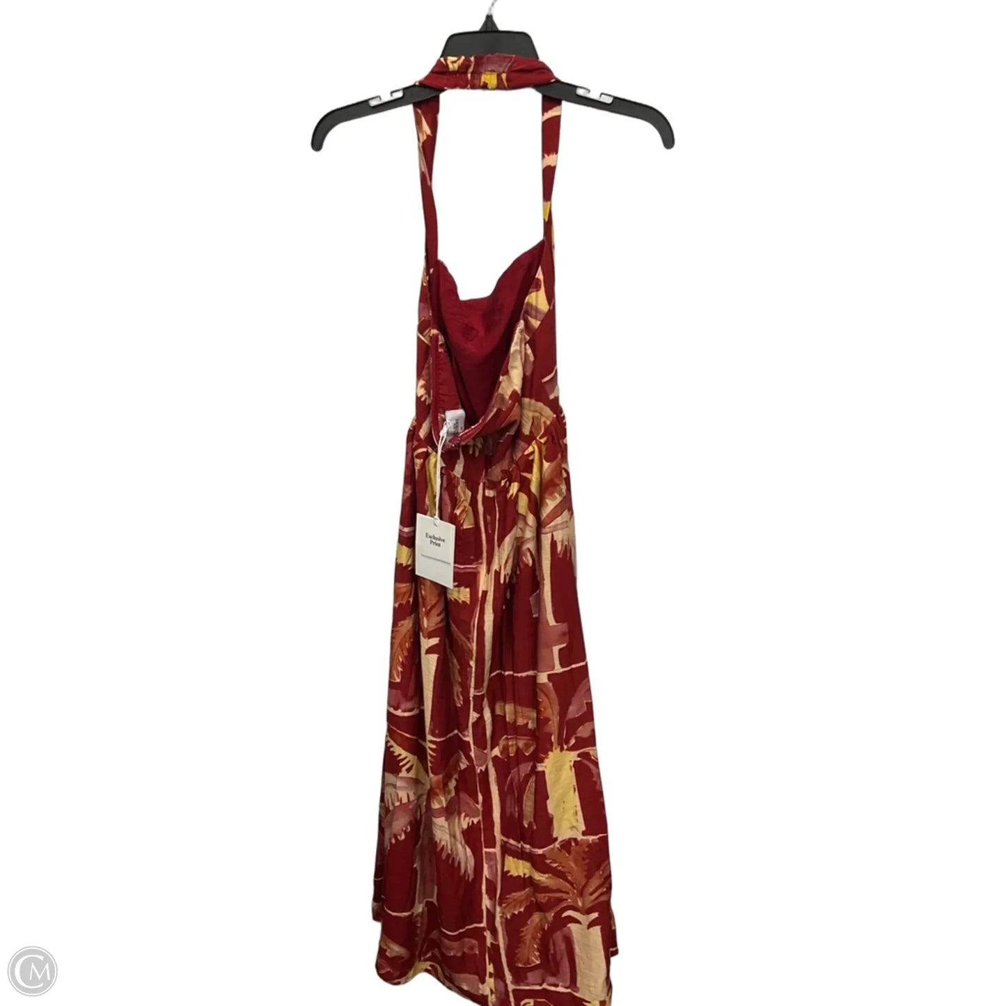 Dress Casual Maxi By Clothes Mentor In Red & Yellow, Size: 2