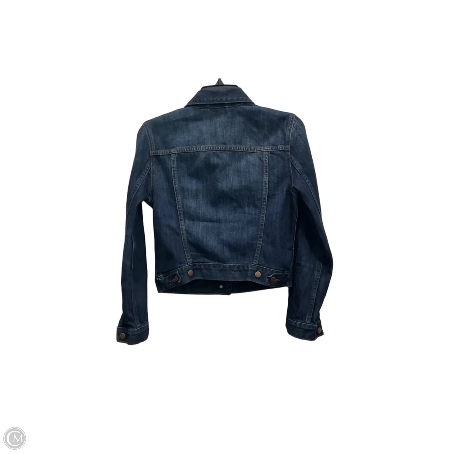 Jacket Denim By Gap In Blue Denim, Size: Xs