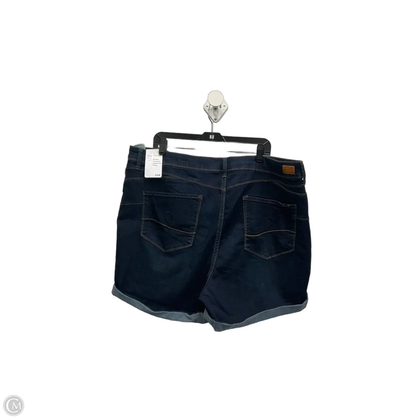 Shorts By Seven 7 In Blue Denim, Size: 24