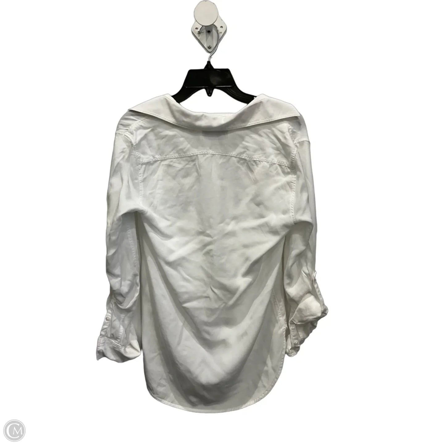 Blouse 3/4 Sleeve By Babaton In White, Size: Xxs