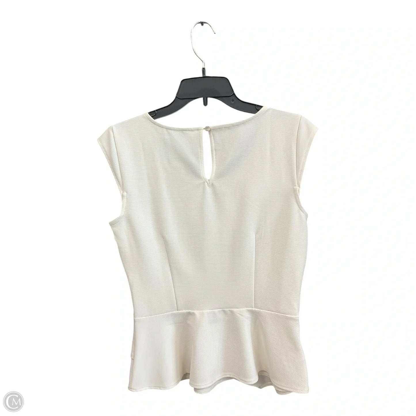 Top Sleeveless By Ann Taylor In Cream, Size: S