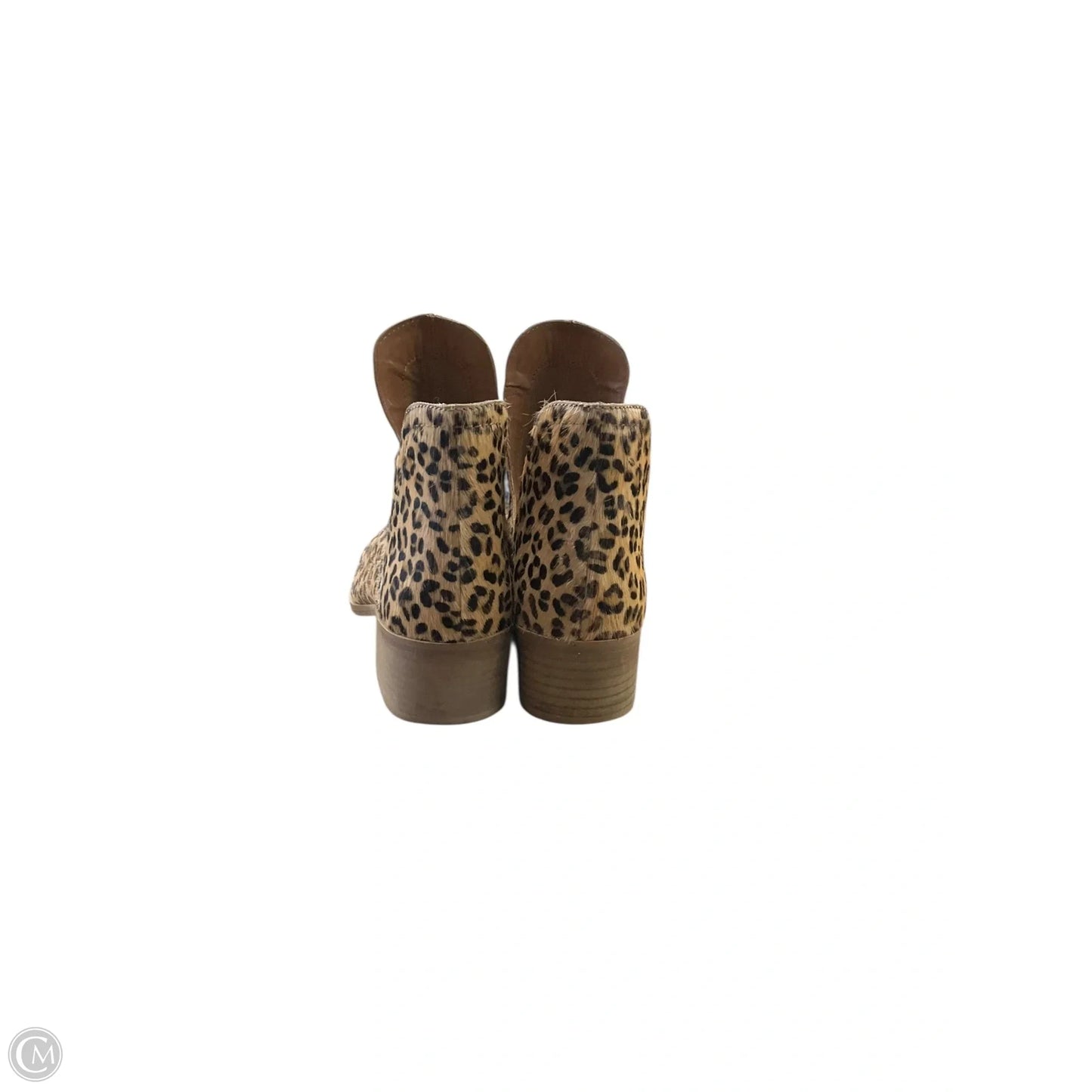 Boots Ankle Heels By Coconuts In Animal Print, Size: 7